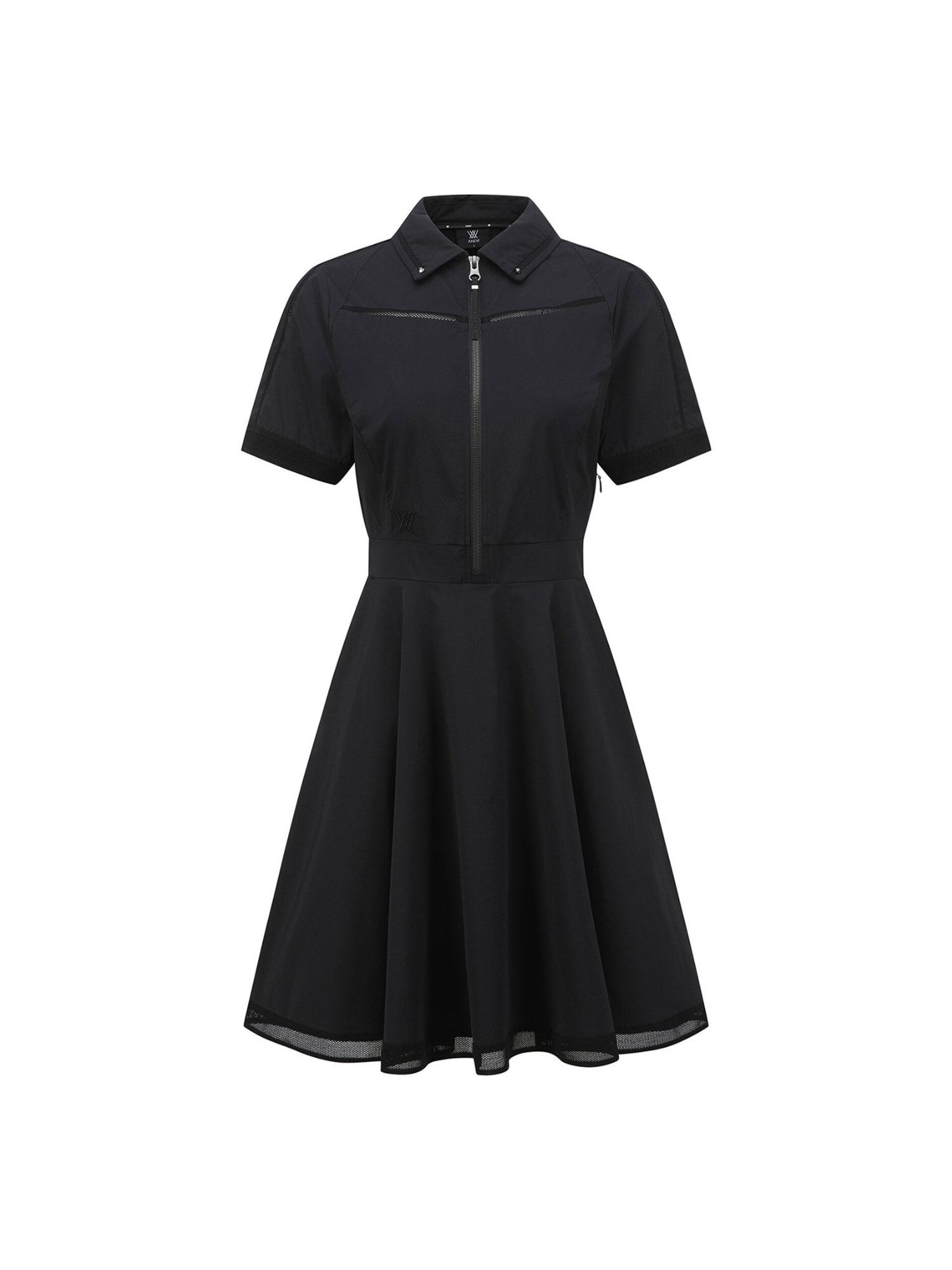 WOMEN SM FLARE COLLARED ONEPIECE