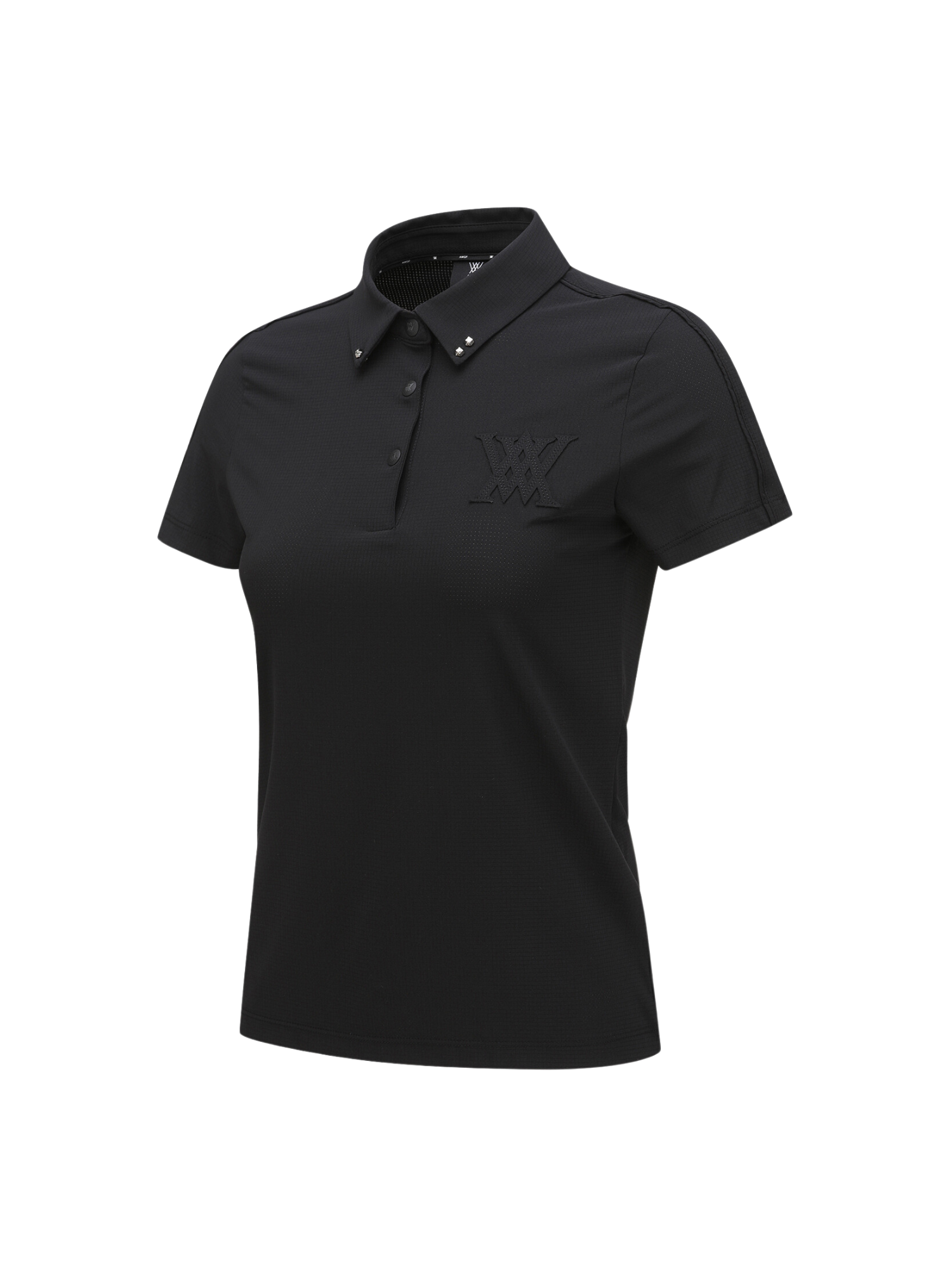 WOMEN SM COLLARED SHORT T-SHIRT
