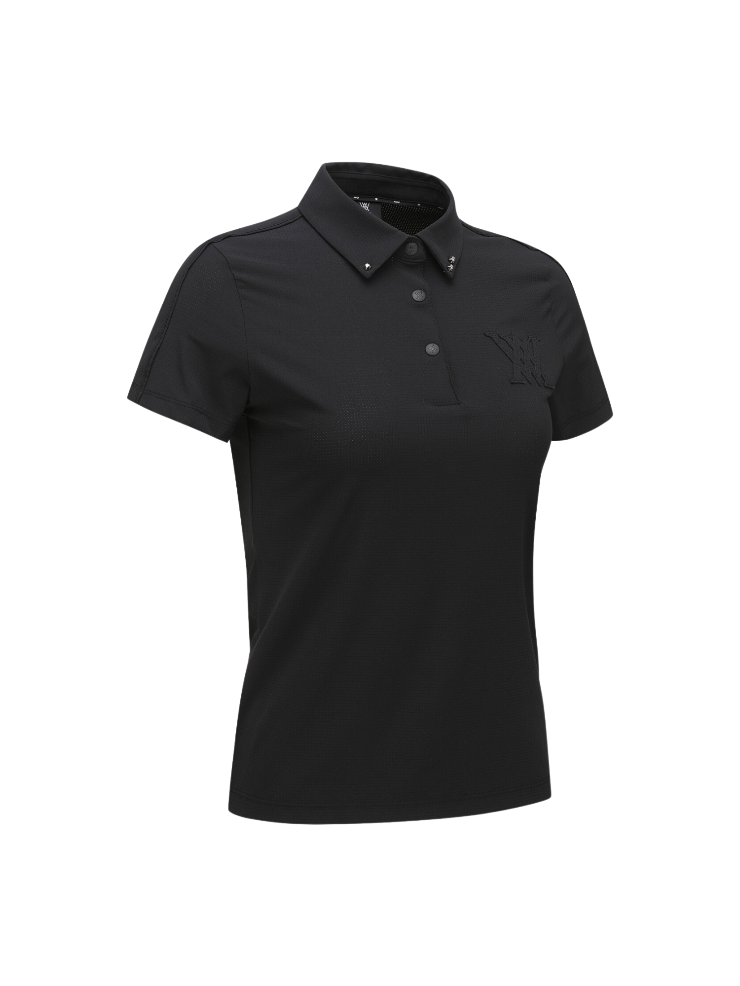 WOMEN SM COLLARED SHORT T-SHIRT