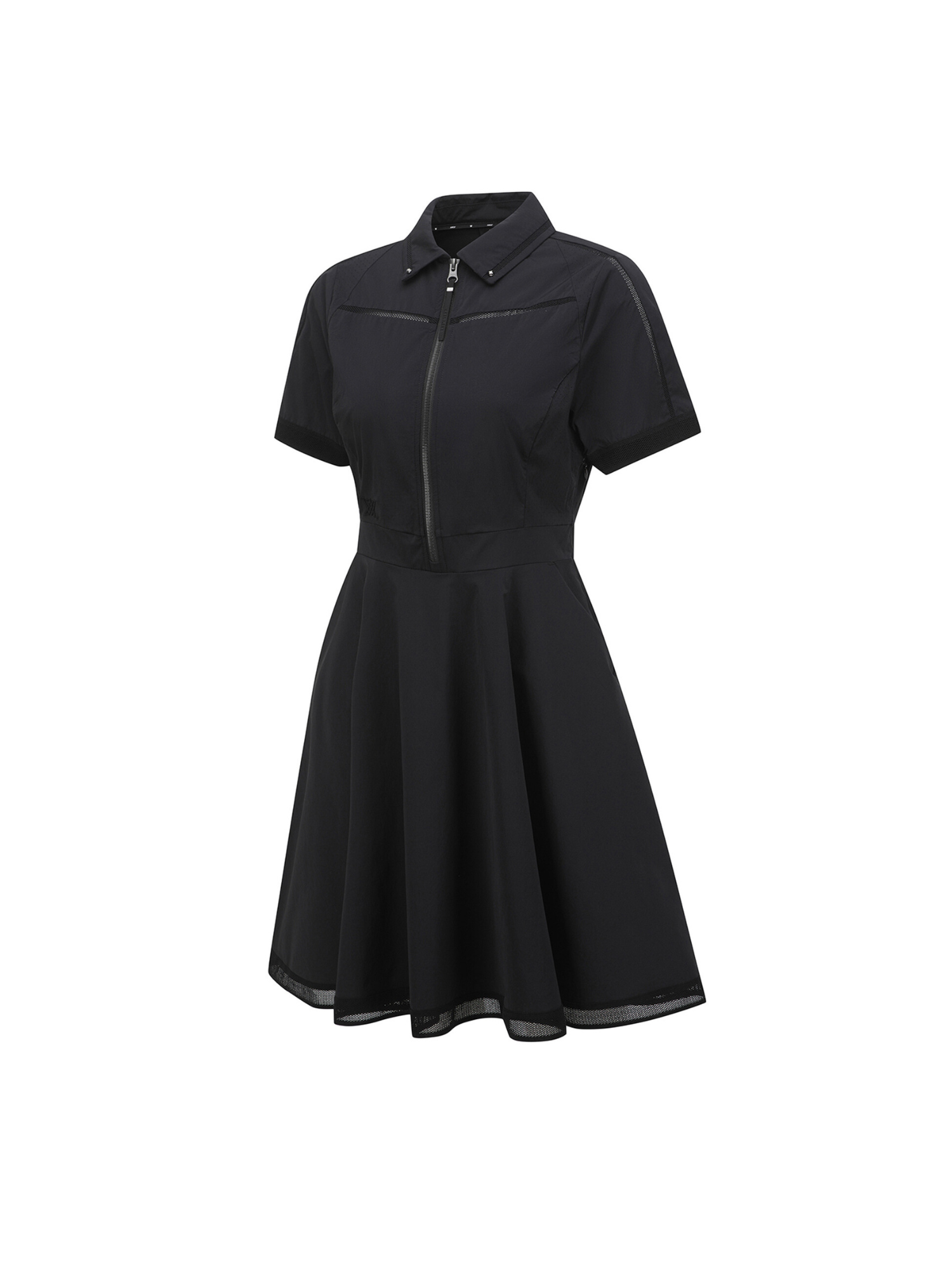 WOMEN SM FLARE COLLARED ONEPIECE