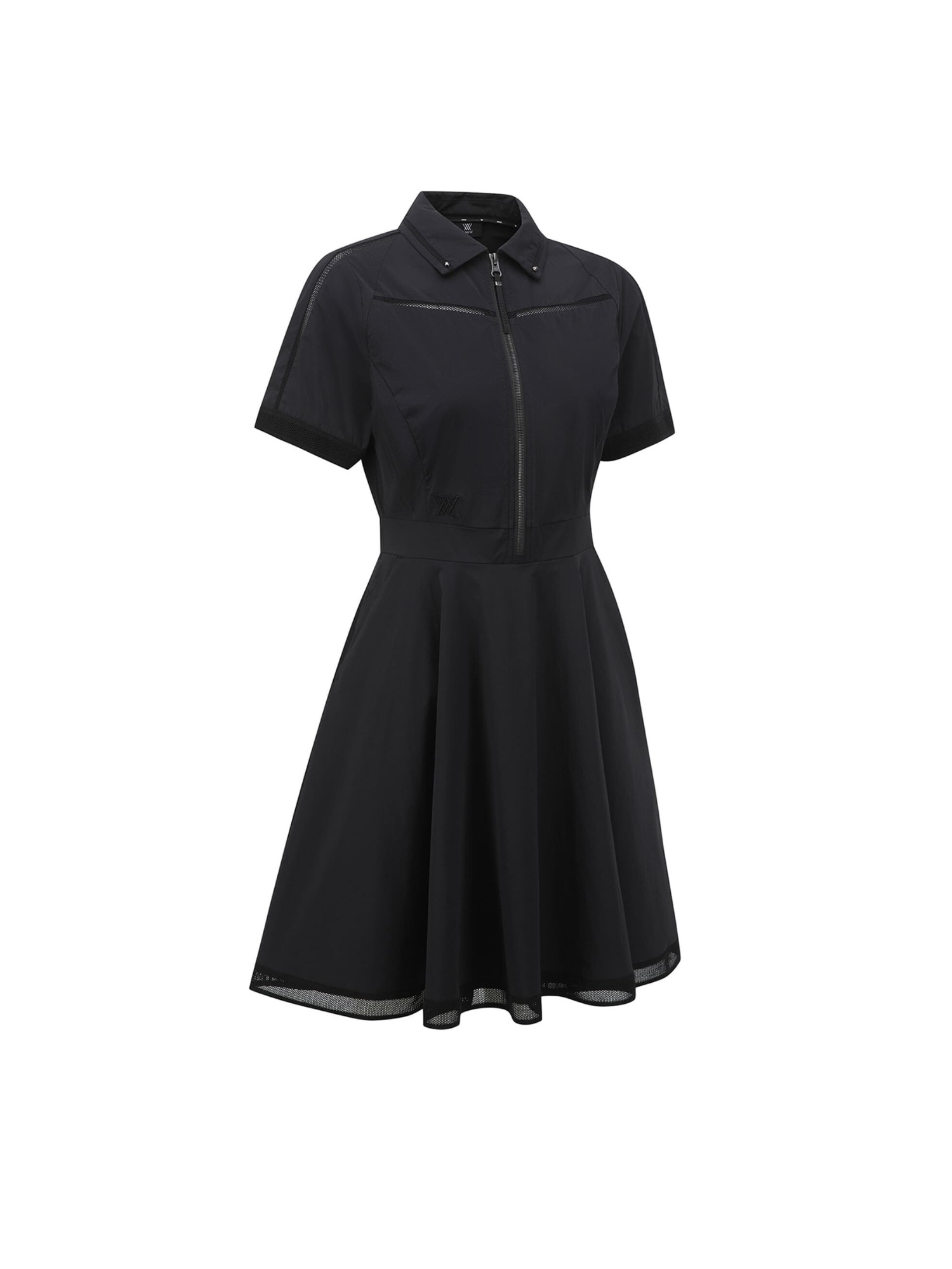 WOMEN SM FLARE COLLARED ONEPIECE