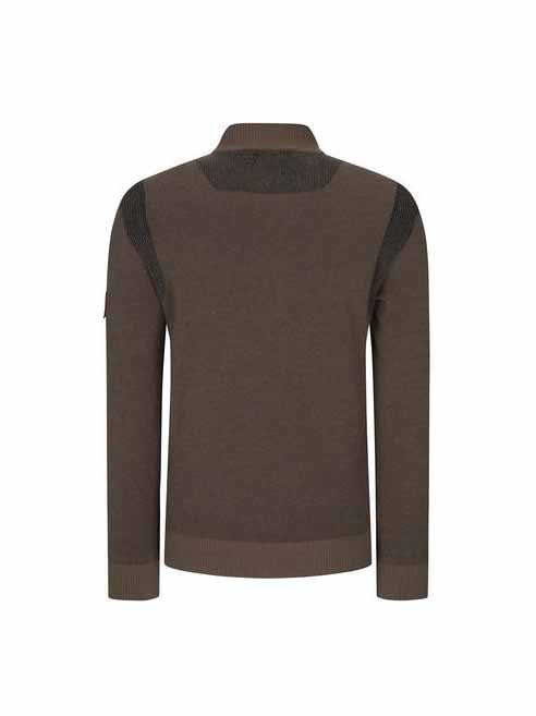 MEN HALF ZIP KNIT PULLOVER