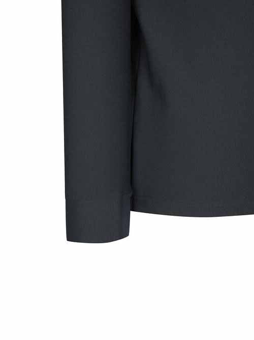 MEN COLLARED LOGO EMBO L/TS