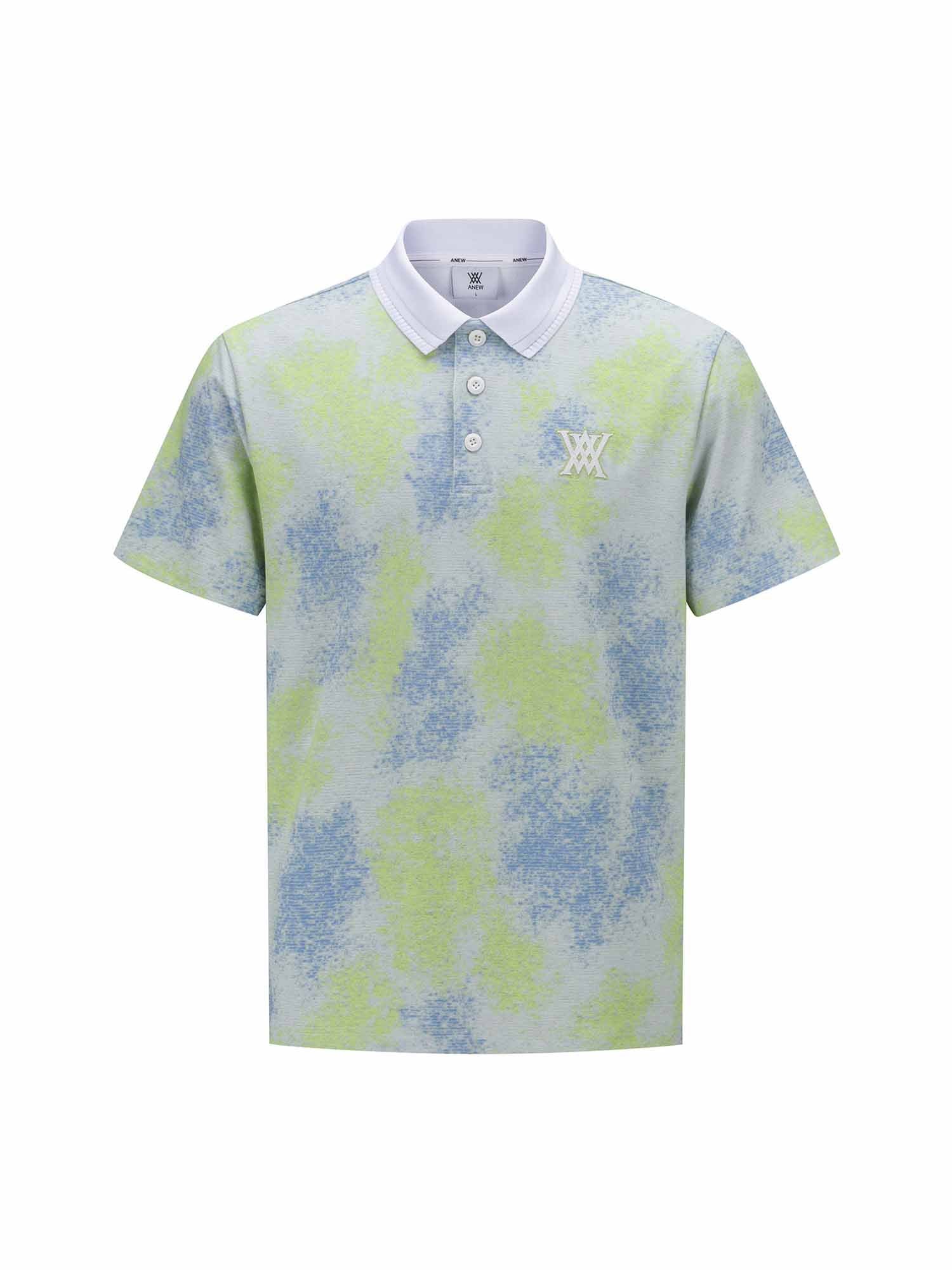 MEN SPRINKLED PATTERN SHORT T-SHIRT