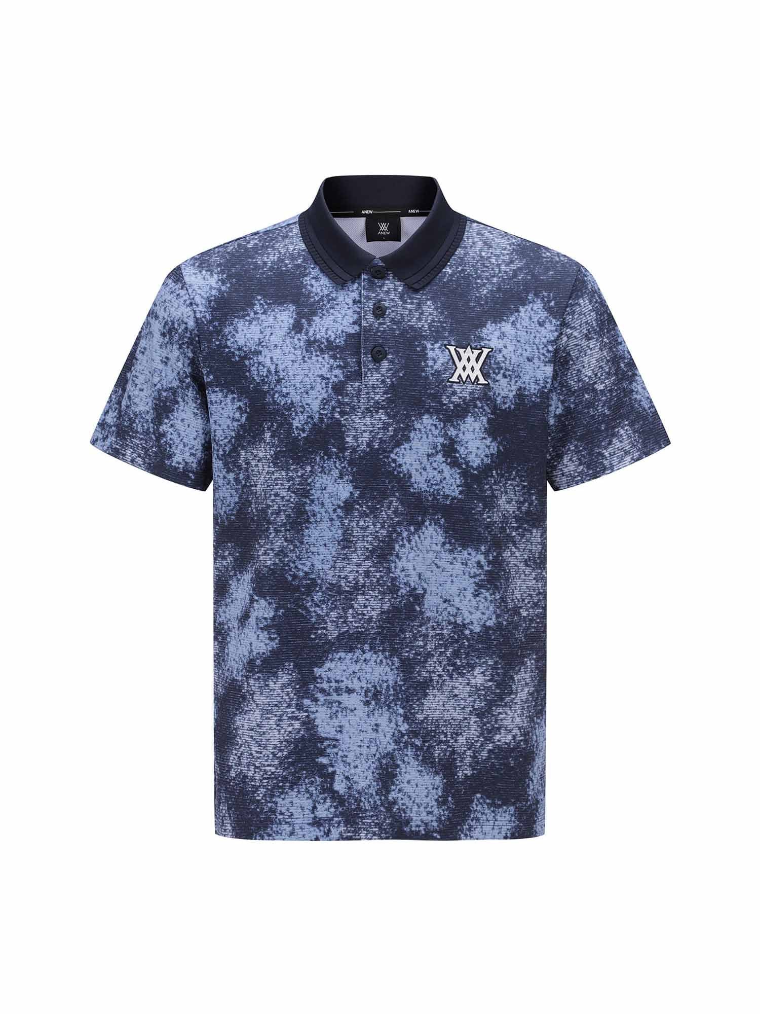 MEN SPRINKLED PATTERN SHORT T-SHIRT