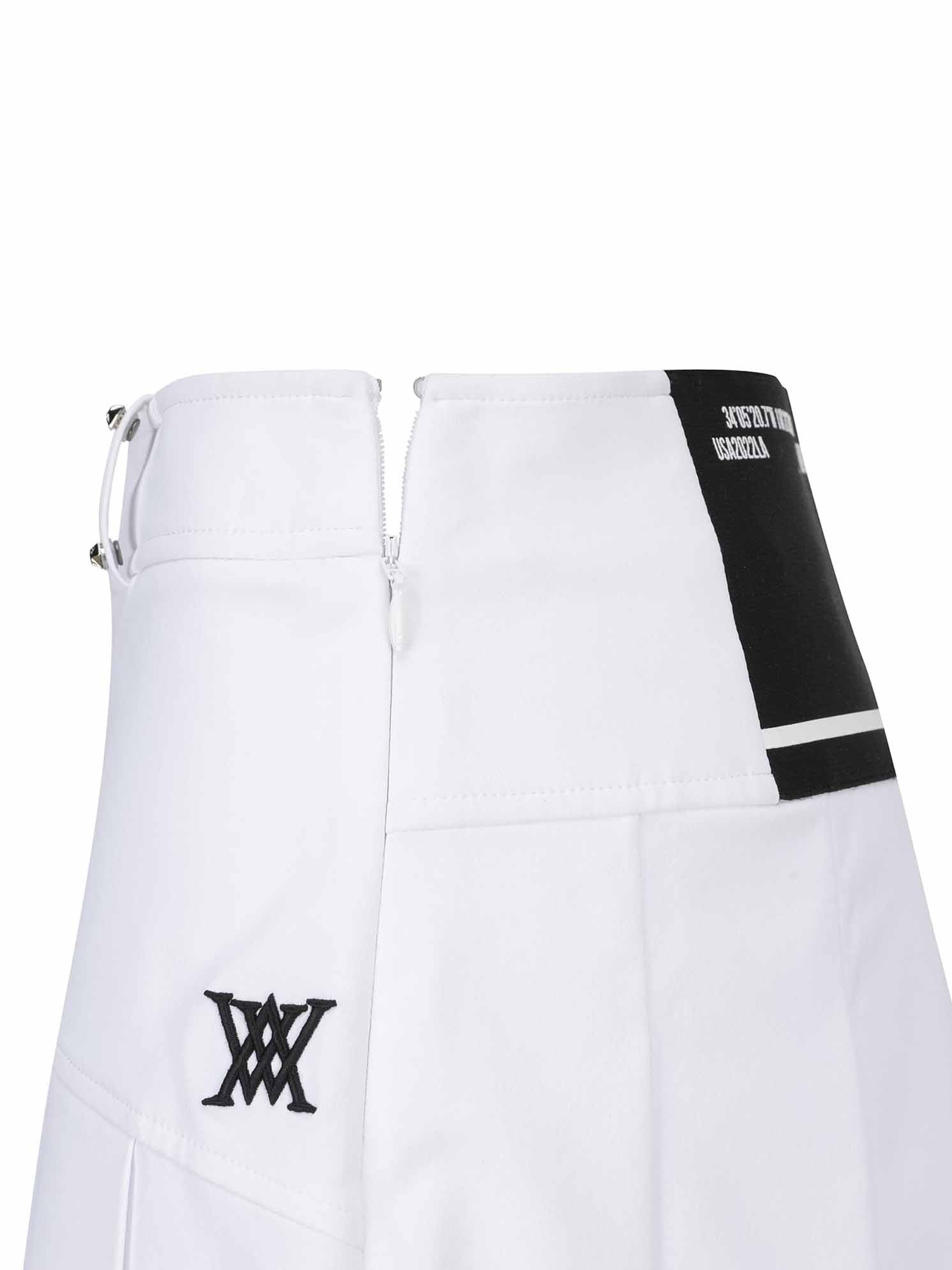 WOMEN LOGO BAND POINT PLEATS SQ