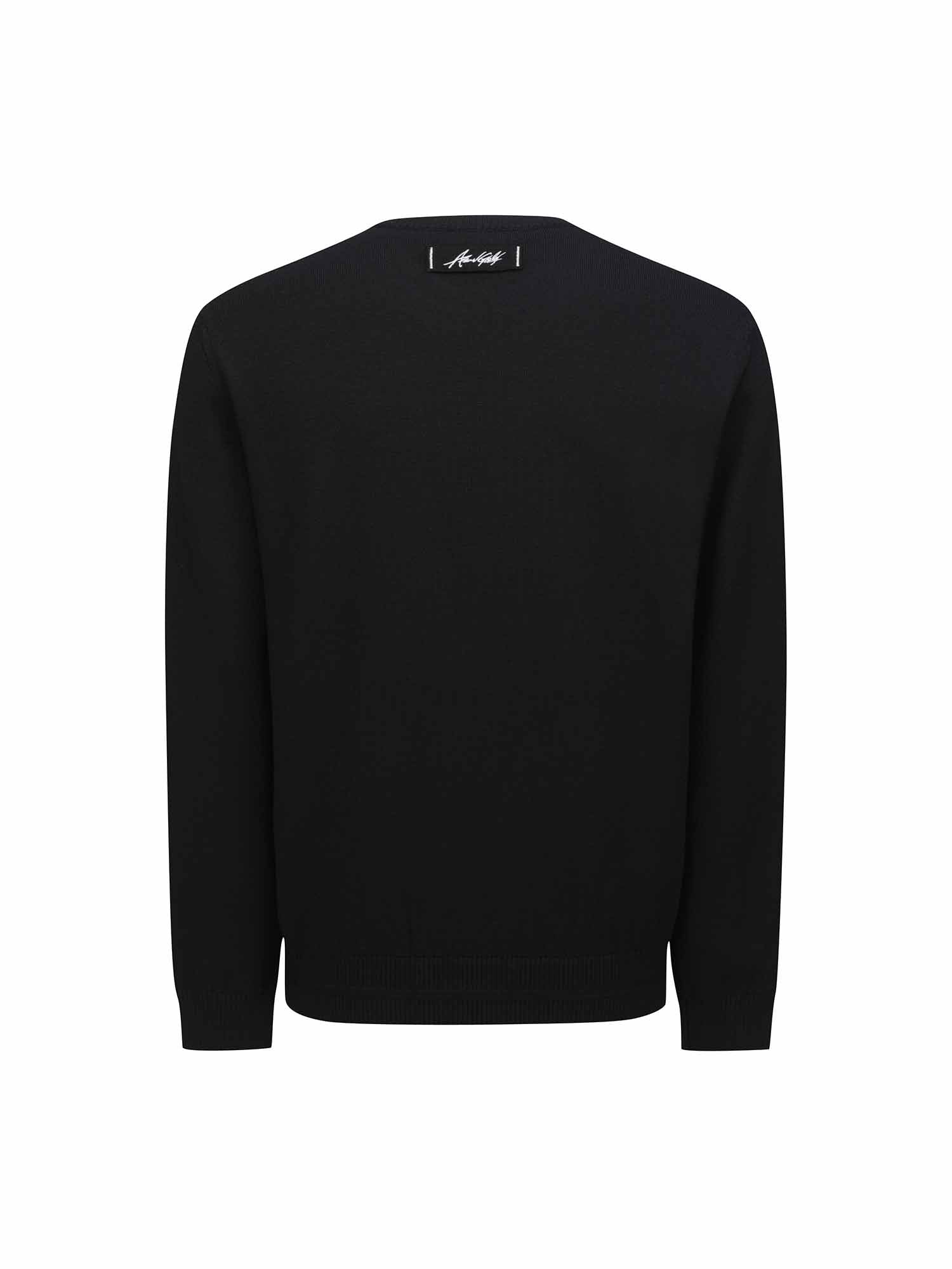 MEN LOGO PATTERN WIND BLOCK PULLOVER
