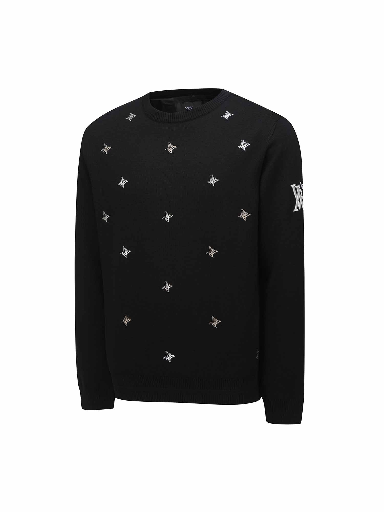 MEN LOGO PATTERN WIND BLOCK PULLOVER