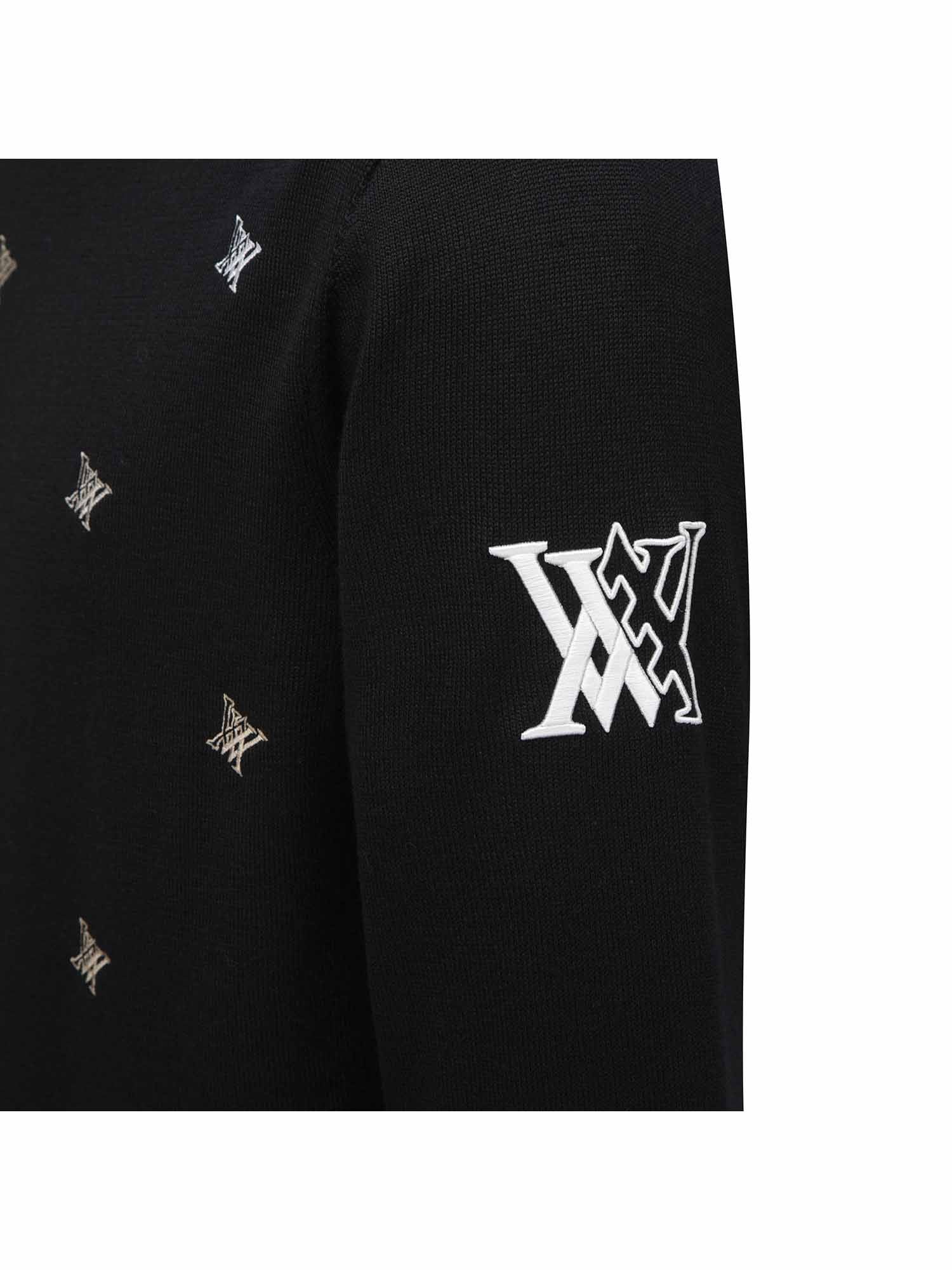 MEN LOGO PATTERN WIND BLOCK PULLOVER