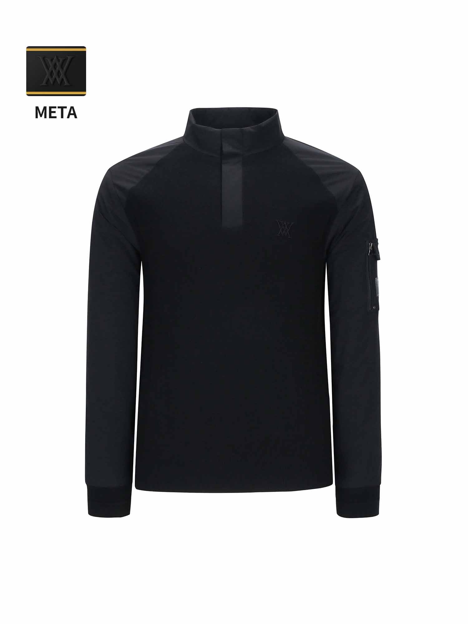 MEN PERFORMANCE WIND BLOCK HYBRID PULLOVER