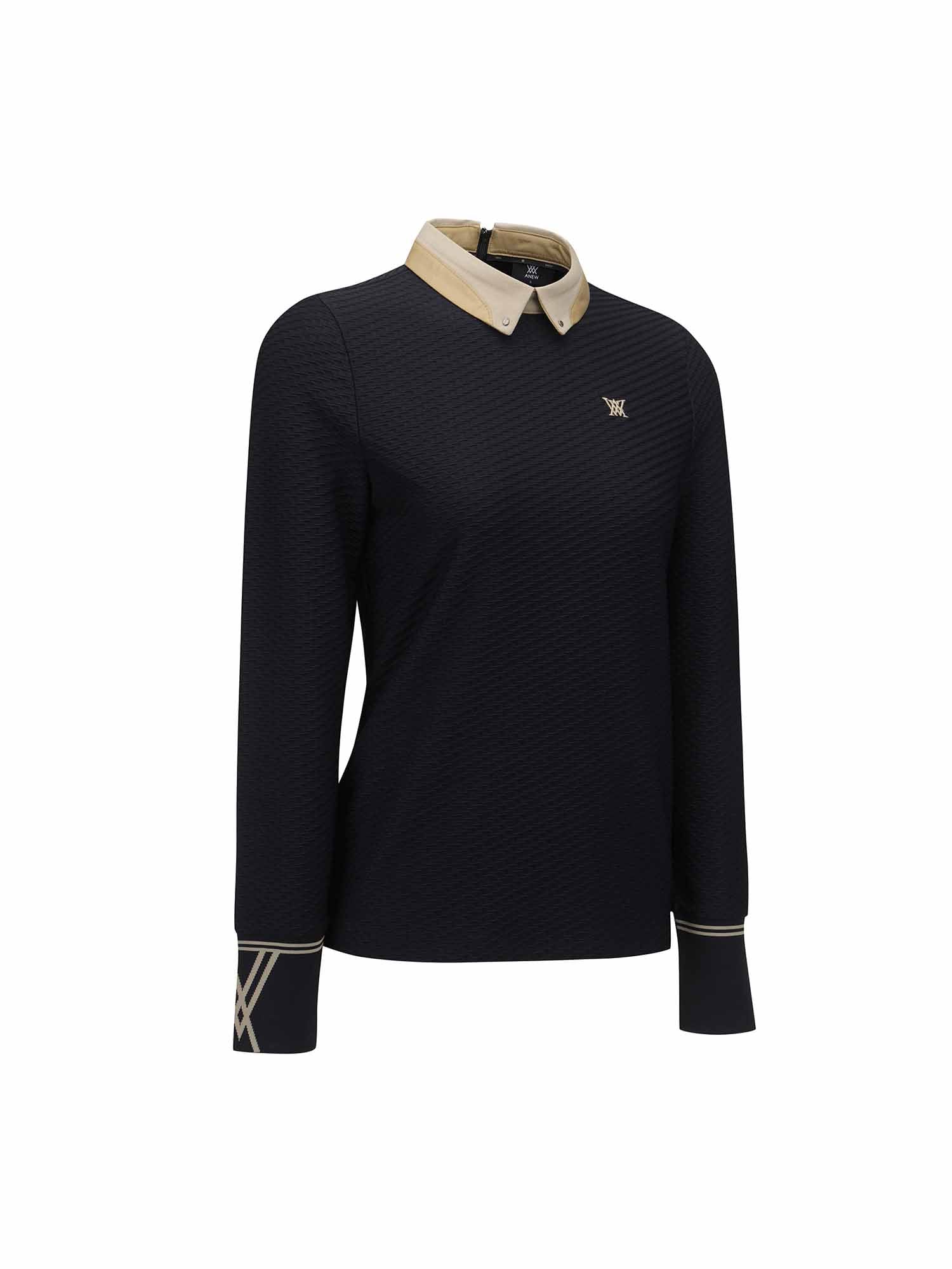 WOMEN FA BACK ZIP LONG T-SHIRT