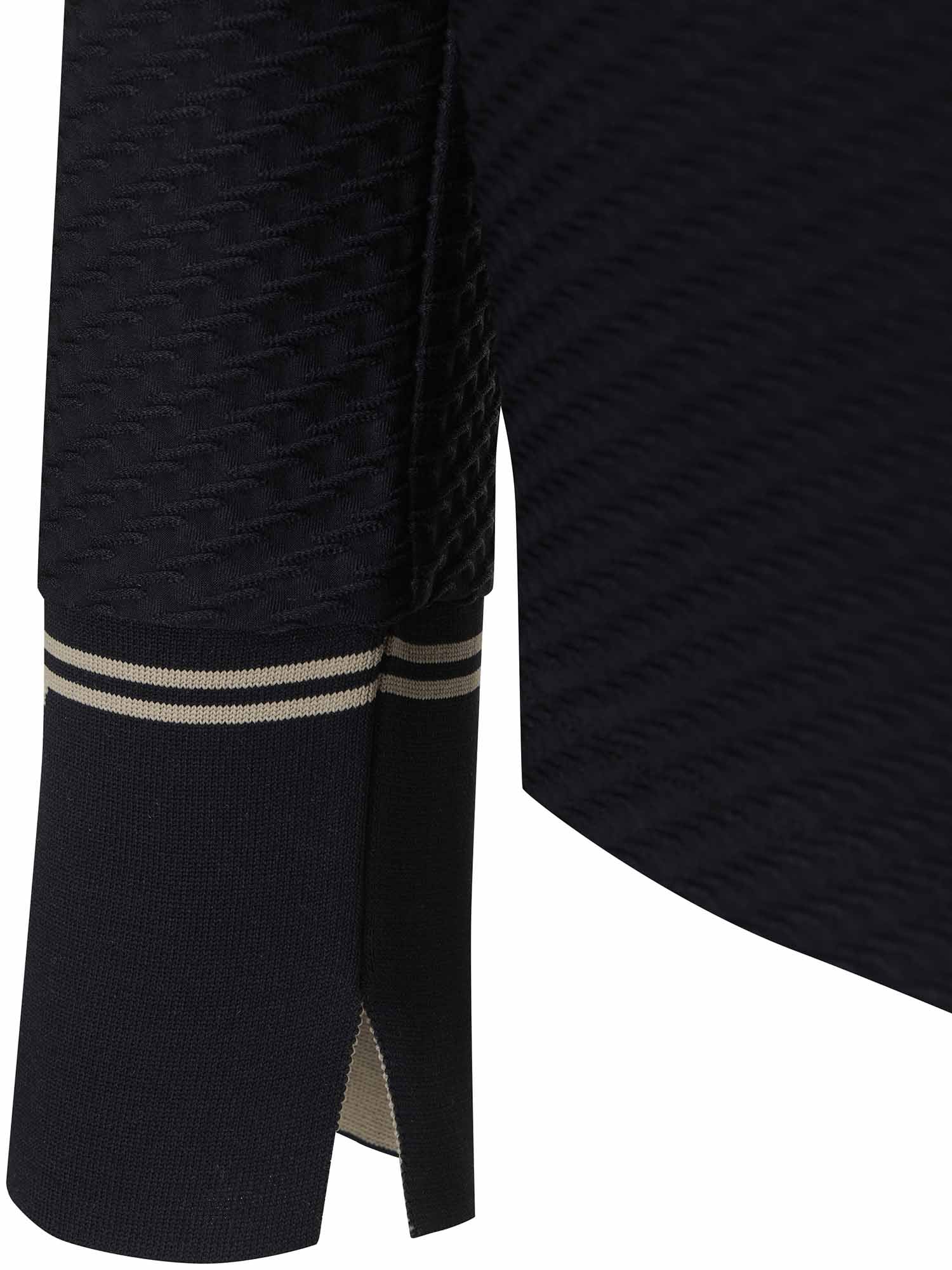 WOMEN FA BACK ZIP LONG T-SHIRT