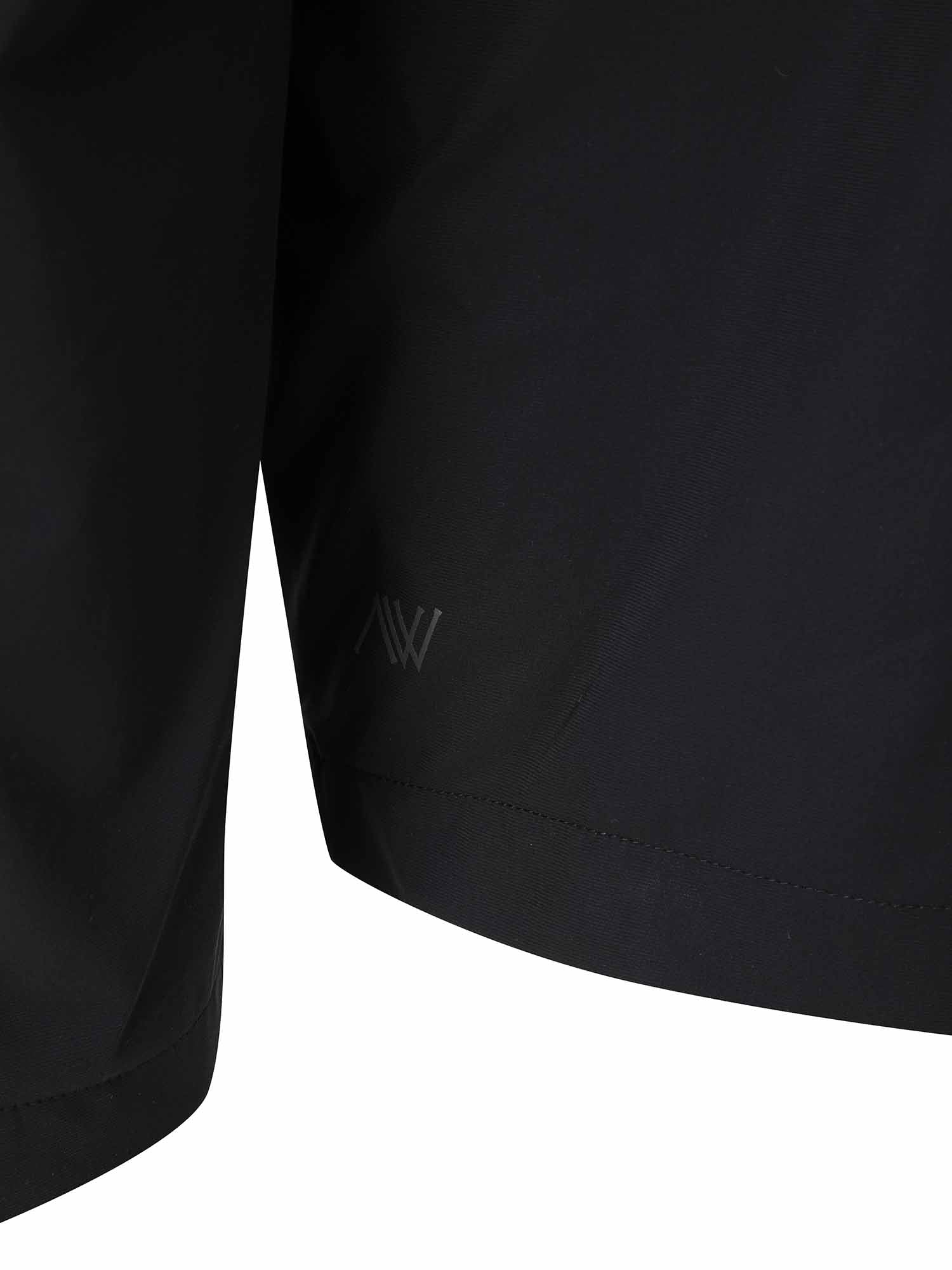 MEN SM BLACK FINISH HALF PANTS