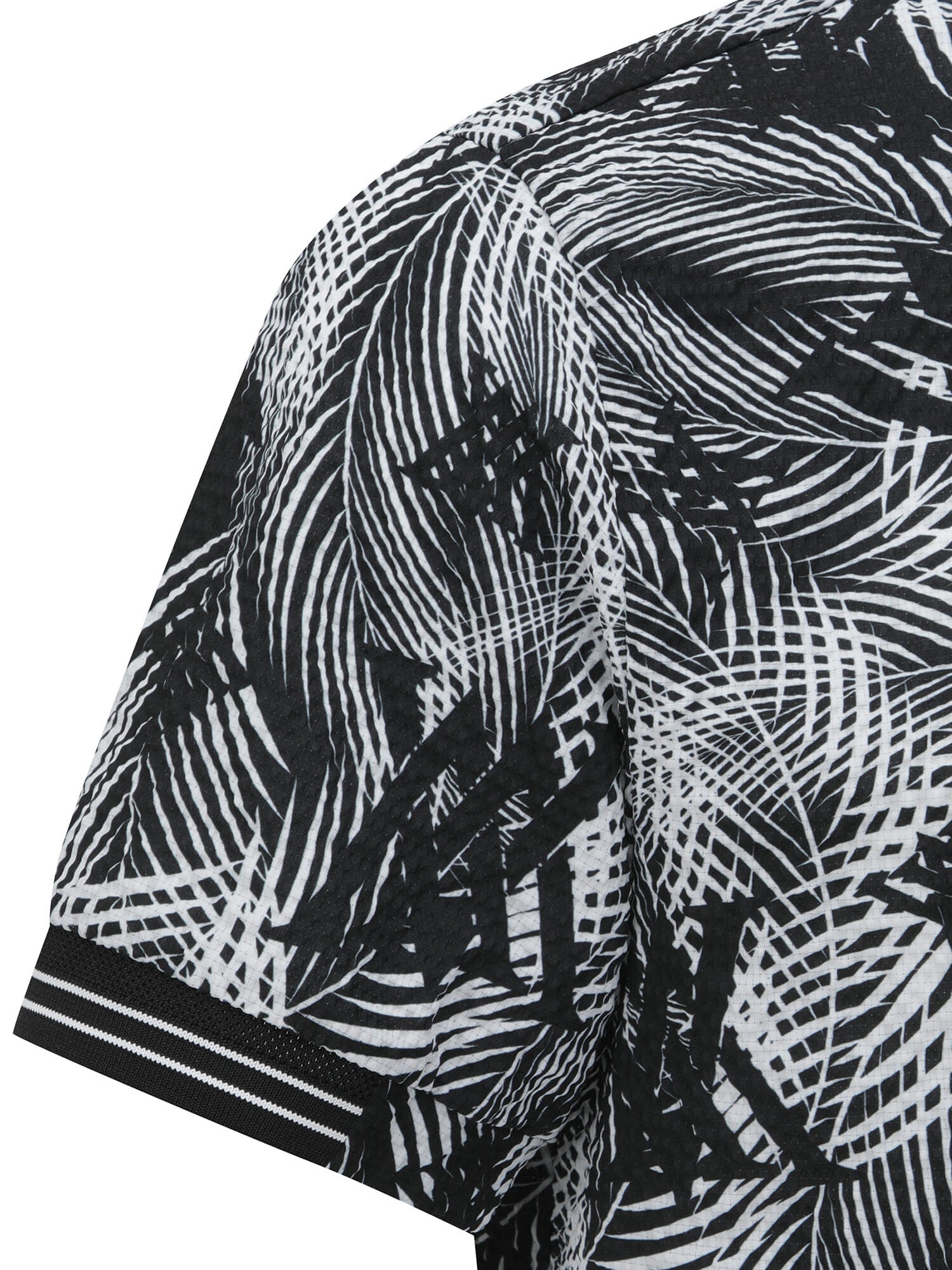 MEN SM TROPICAL PATTERN SHORT T-SHIRT