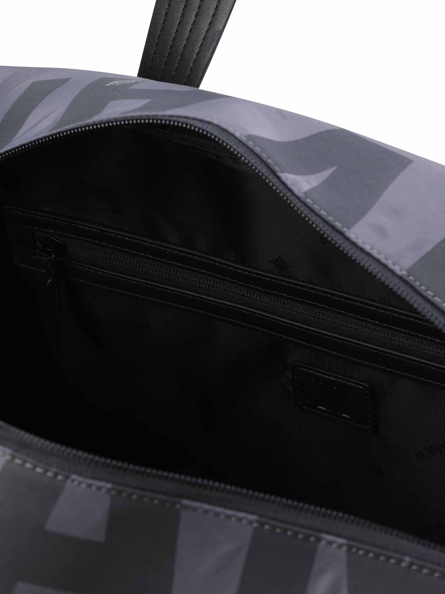 UNISEX BIG LOGO POINT TWO WAY BOSTON BAG