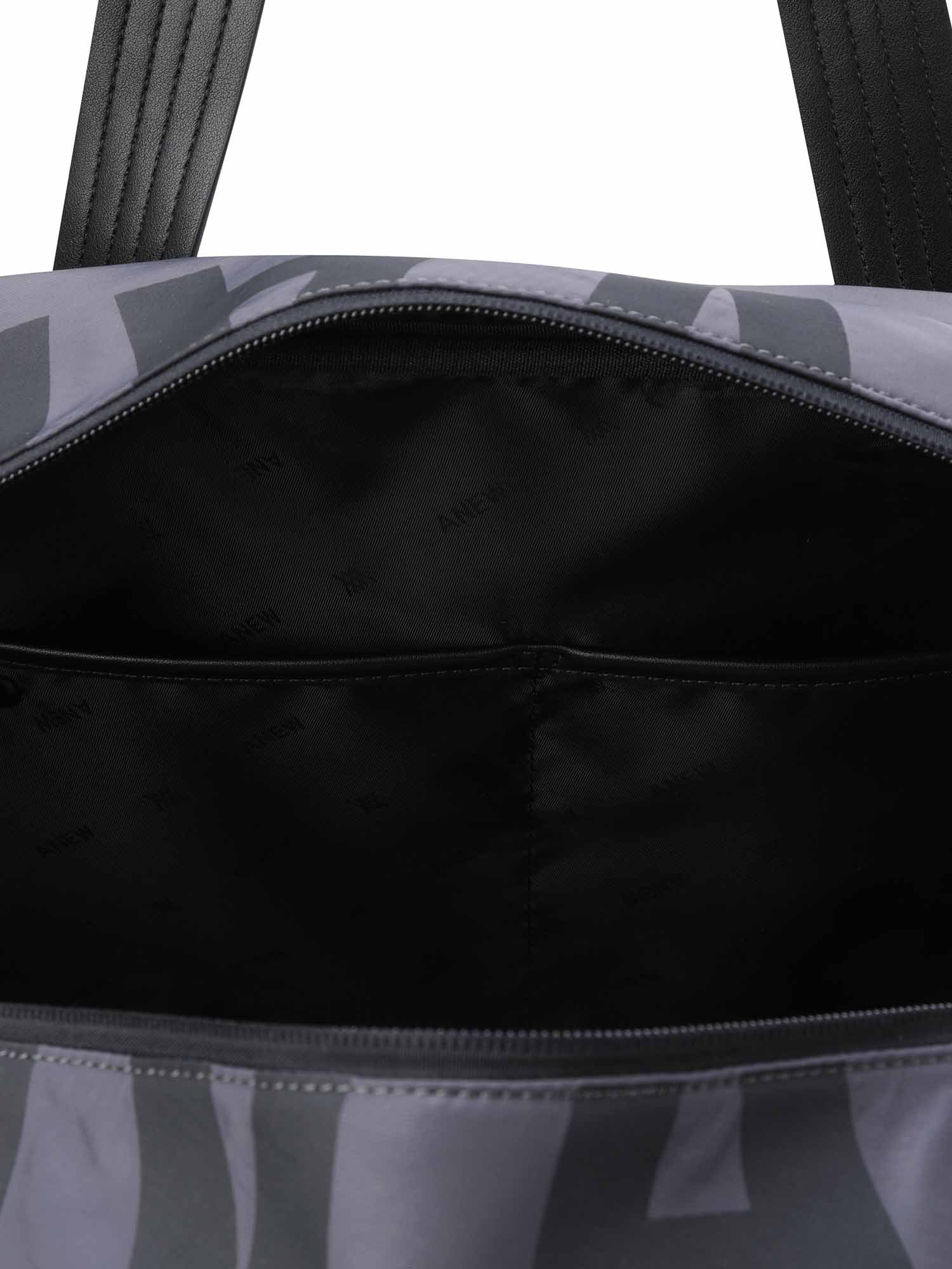 UNISEX BIG LOGO POINT TWO WAY BOSTON BAG