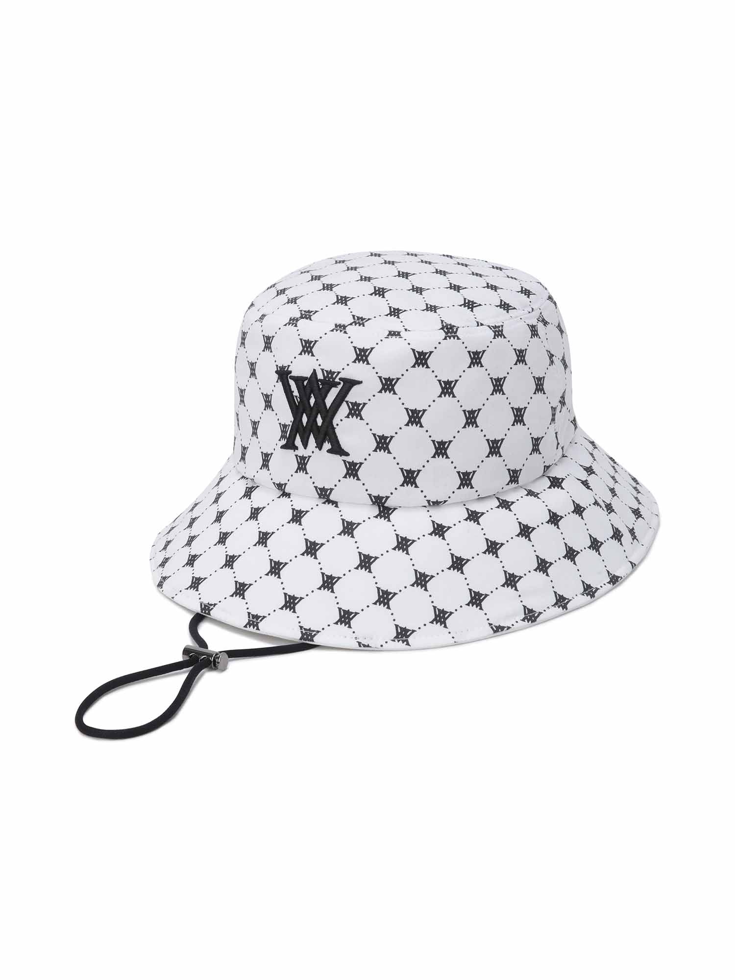 UNISEX MONOGRAM PATTERN BUCKETHAT