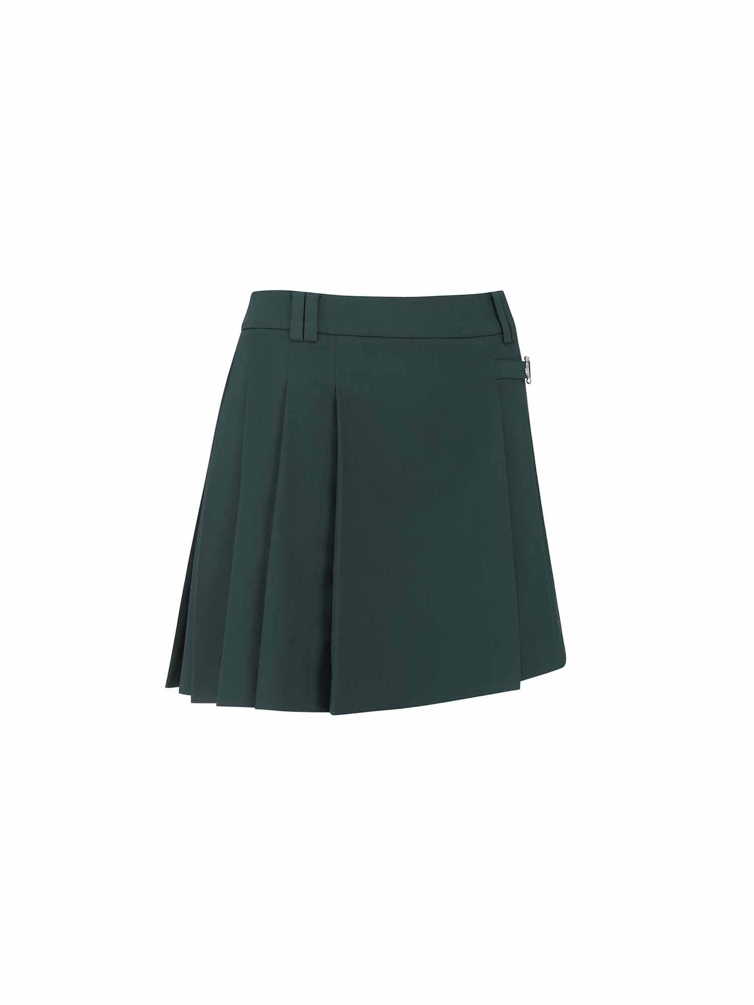 WOMEN SEASONAL PLEATS HALF PANTS