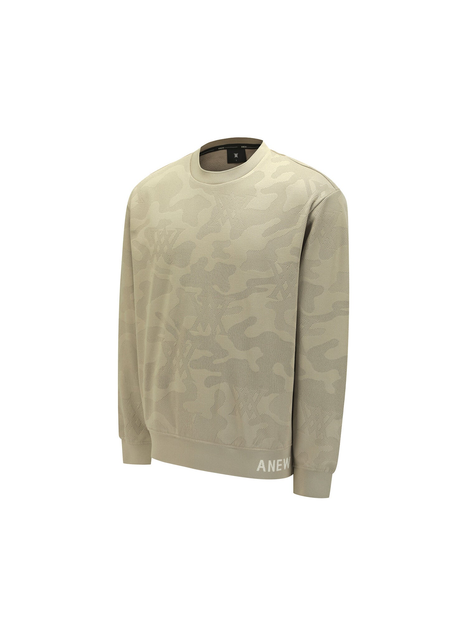 MEN CAMO JACQUARD SWEATSHIRT