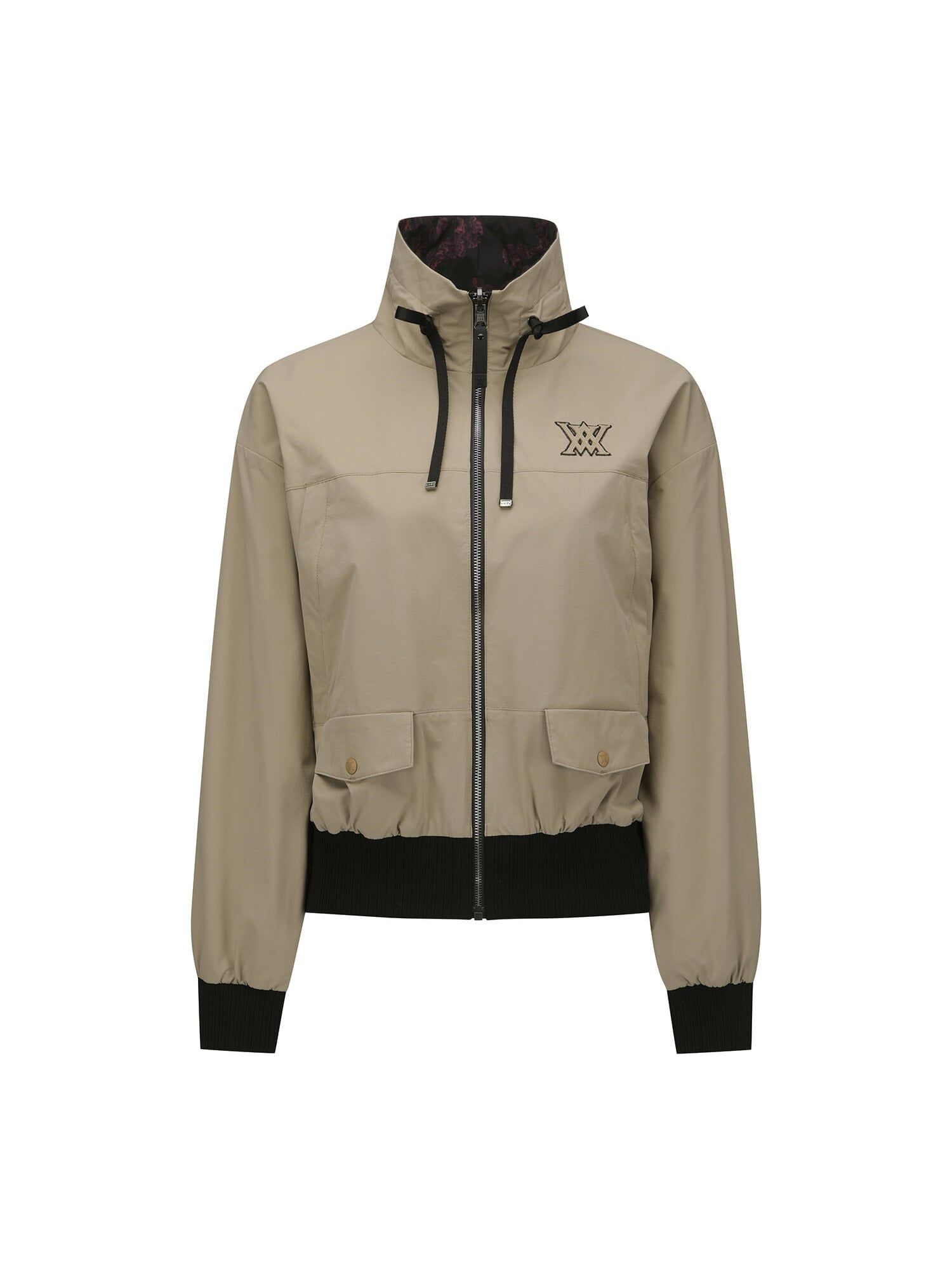 WOMEN FA FLOWER PATTERN REVERSIBLE JACKET