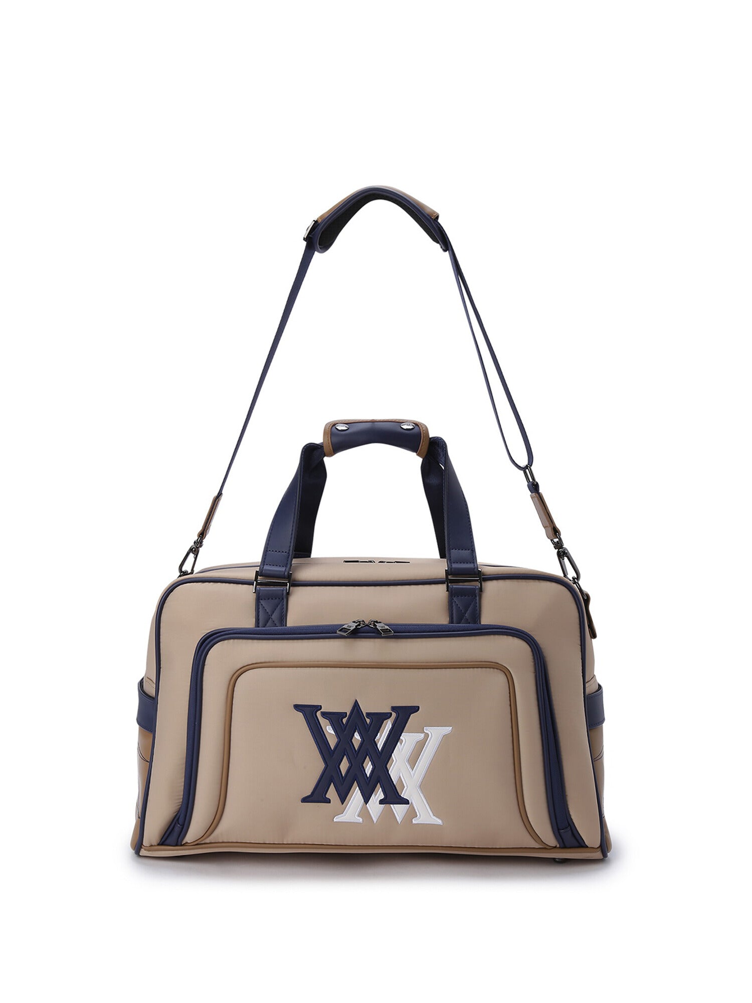 DOUBLE LOGO BOSTON BAG