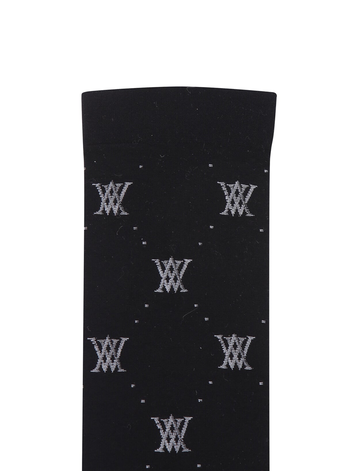 WOMEN MONOGRAM LOGO KNEE SOCKS