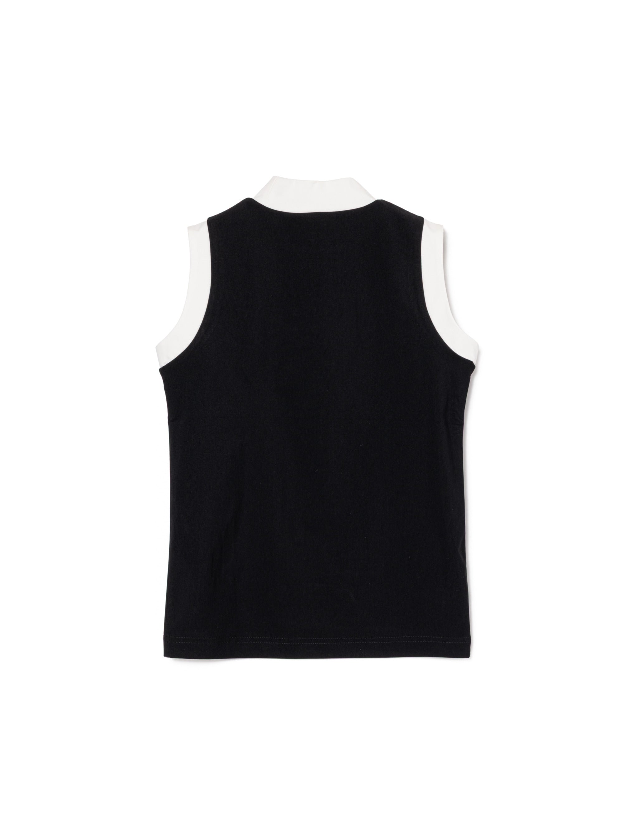 WOMEN SLEEVELESS MOCK NECK SHIRT JAPAN LIMITED