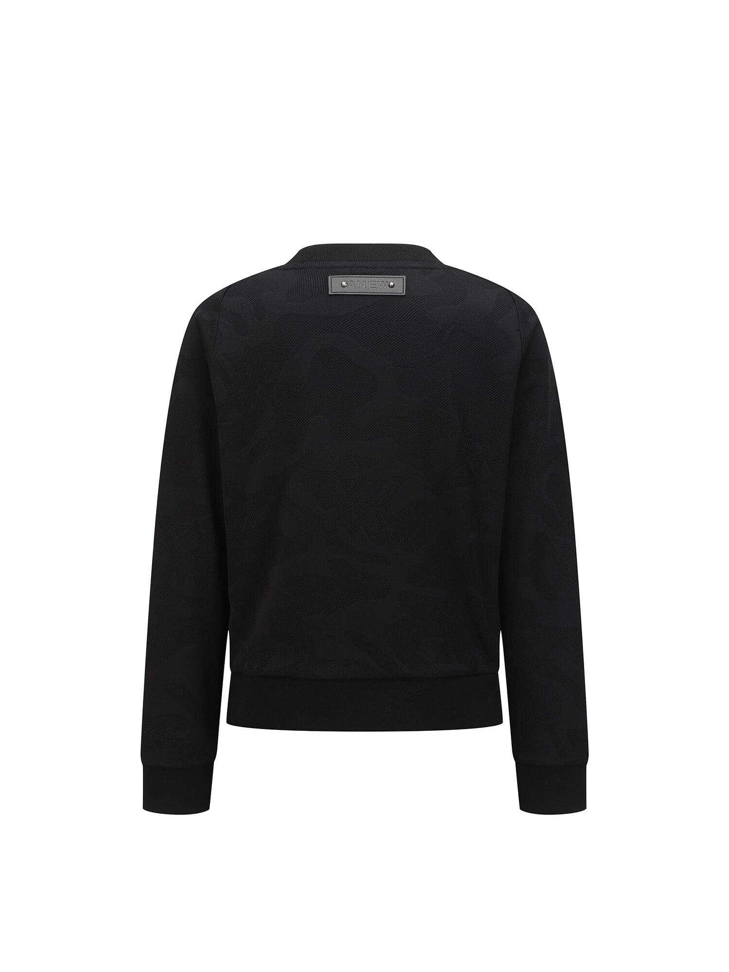WOMEN SP CAMO JACQUARD SWEATSHIRT