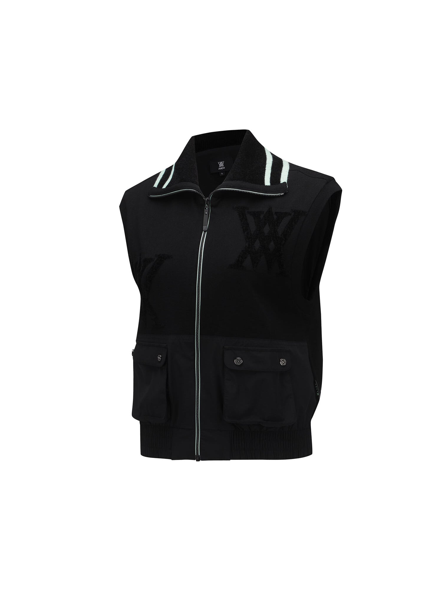 WOMEN FA LOGO POINT KNIT VEST