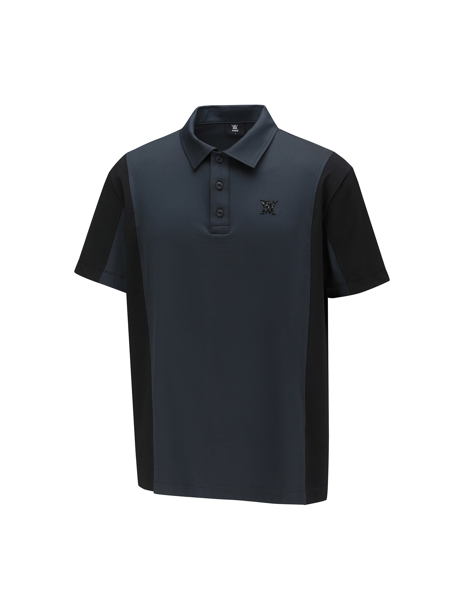 MEN SIDE FABRIC BLOCK SHORT T-SHIRT