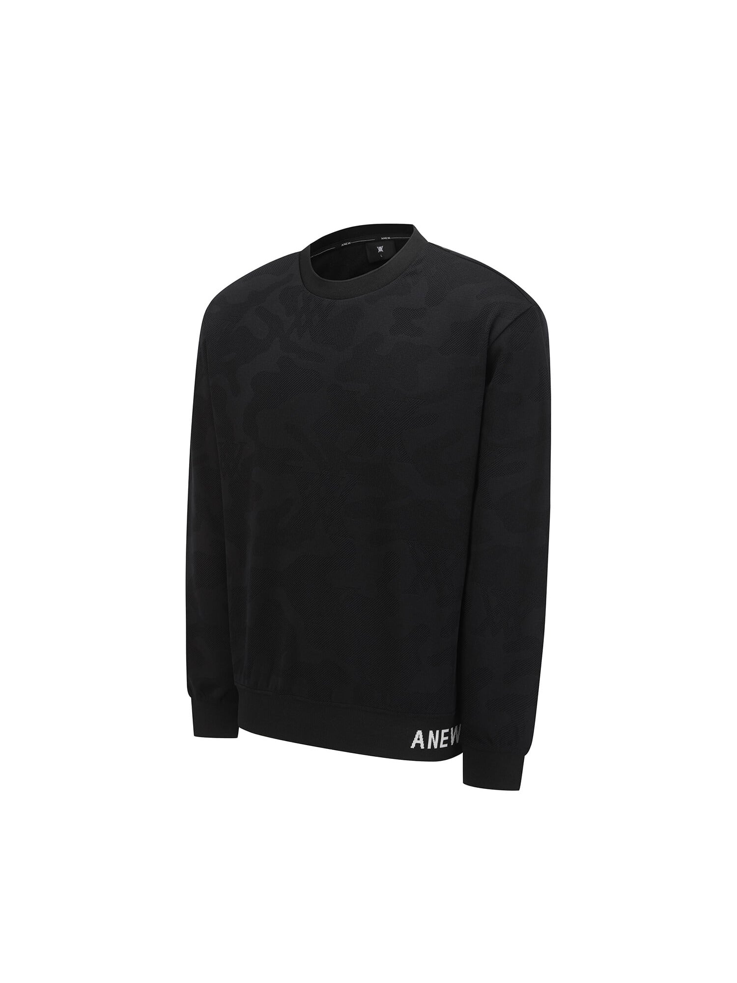 MEN CAMO JACQUARD SWEATSHIRT