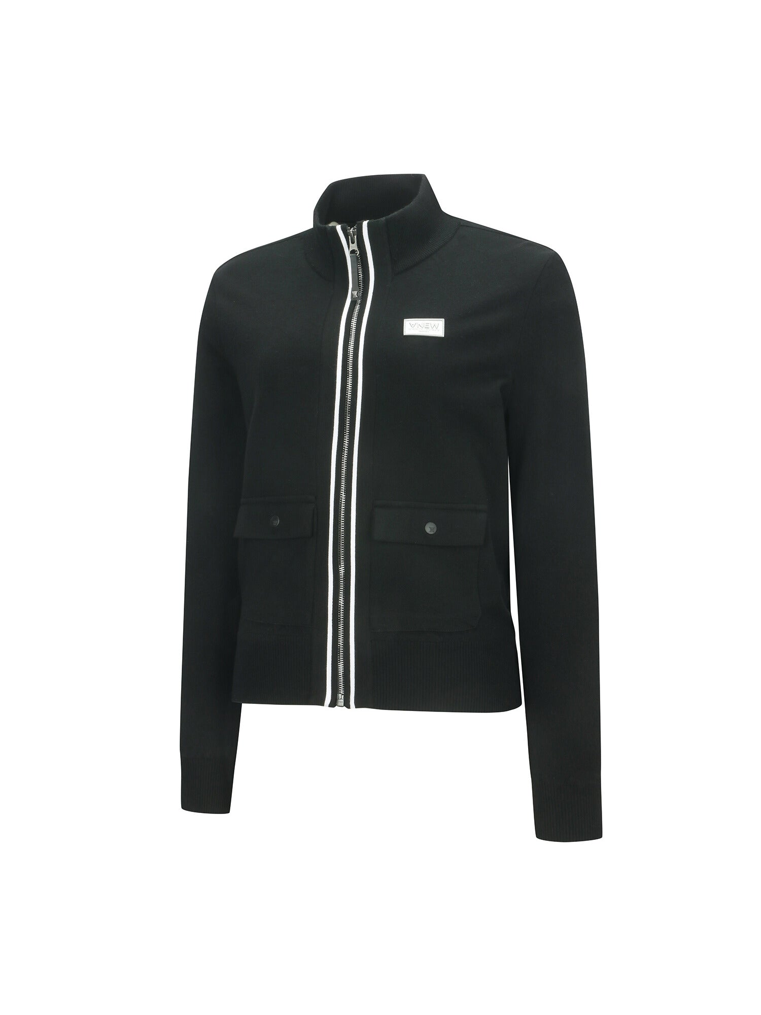 WOMEN WIND BLOCK ZIP-UP CARDIGAN