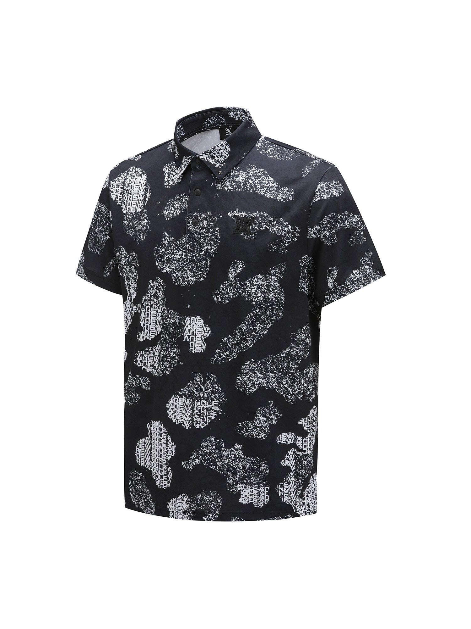 MEN SM WAVE PATTERN SHORT T-SHIRT
