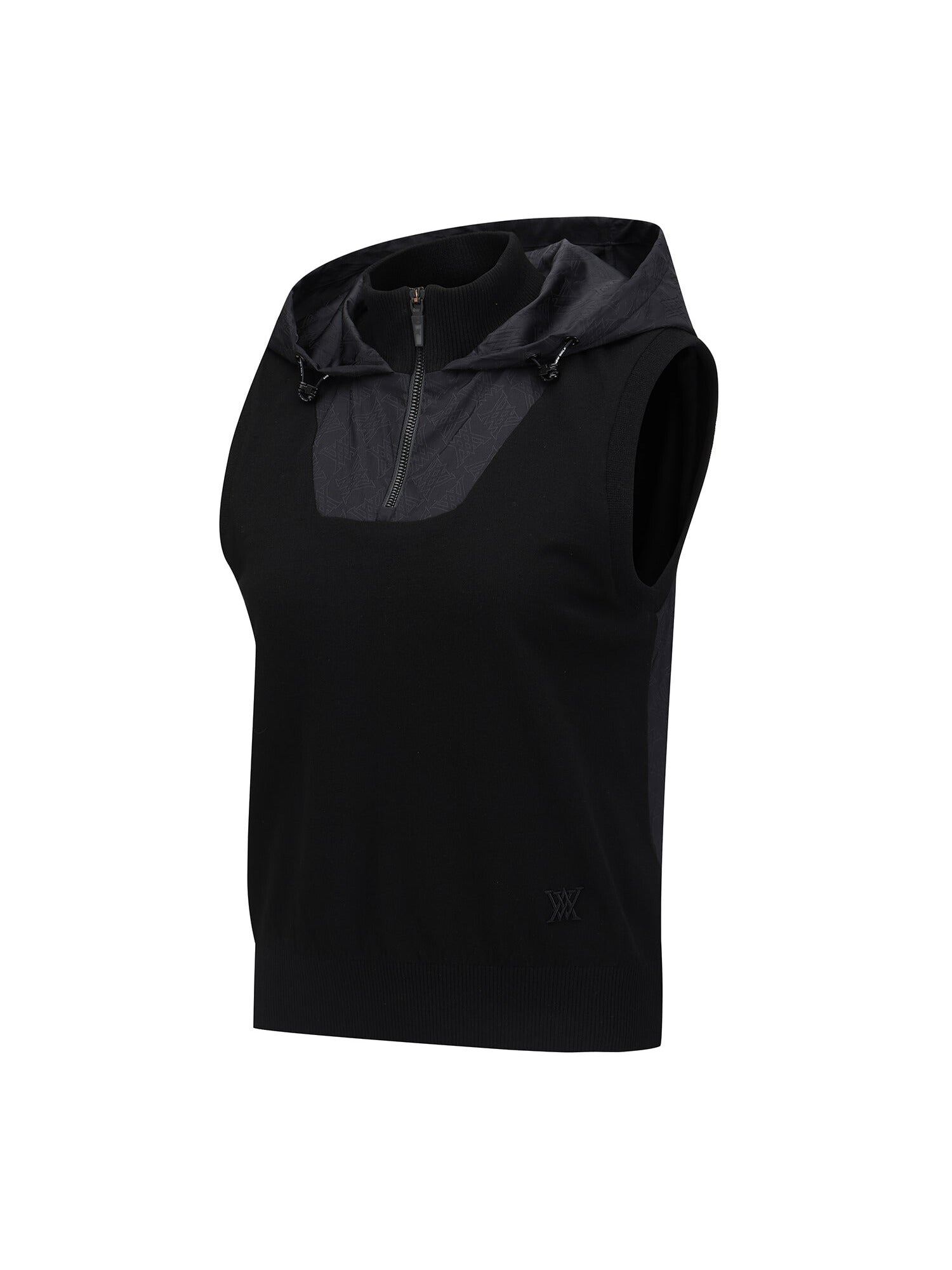 WOMEN FA HOODED KNIT VEST