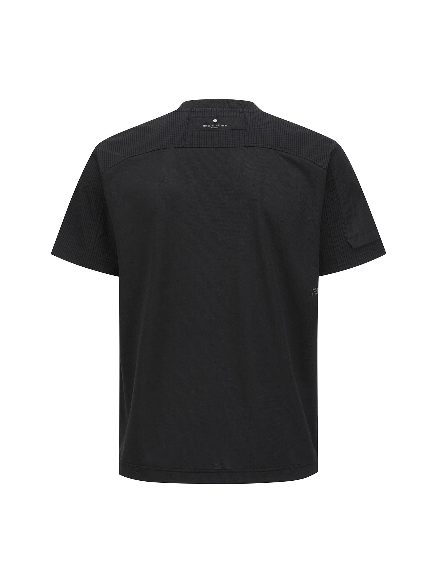 MEN SM WOOVEN ROUND SHORT T-SHIRT