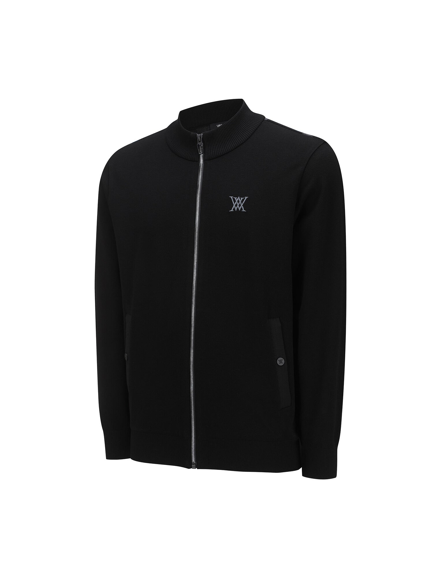 MEN BLACK CHECK BOARD CARDIGAN