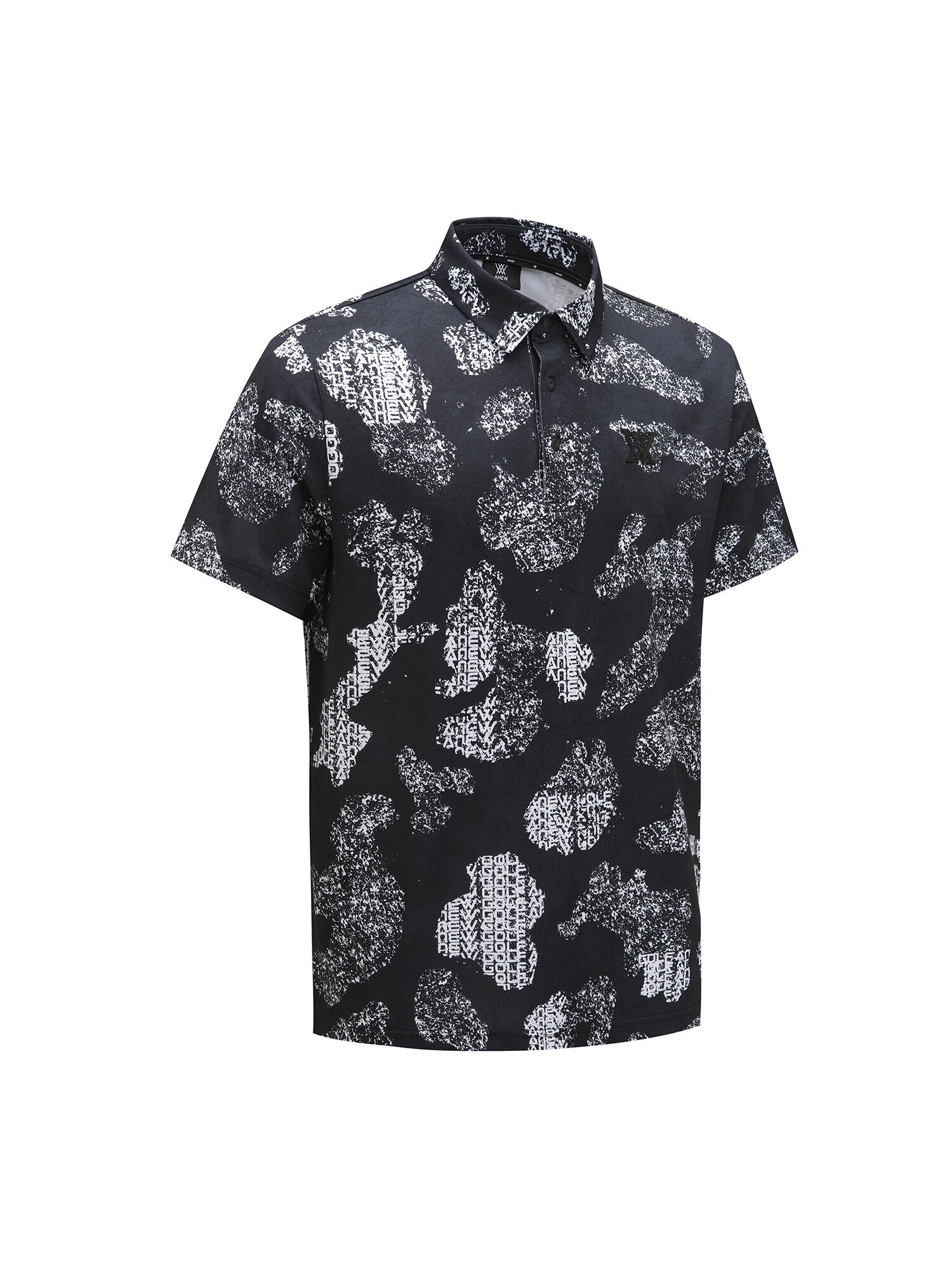 MEN SM WAVE PATTERN SHORT T-SHIRT