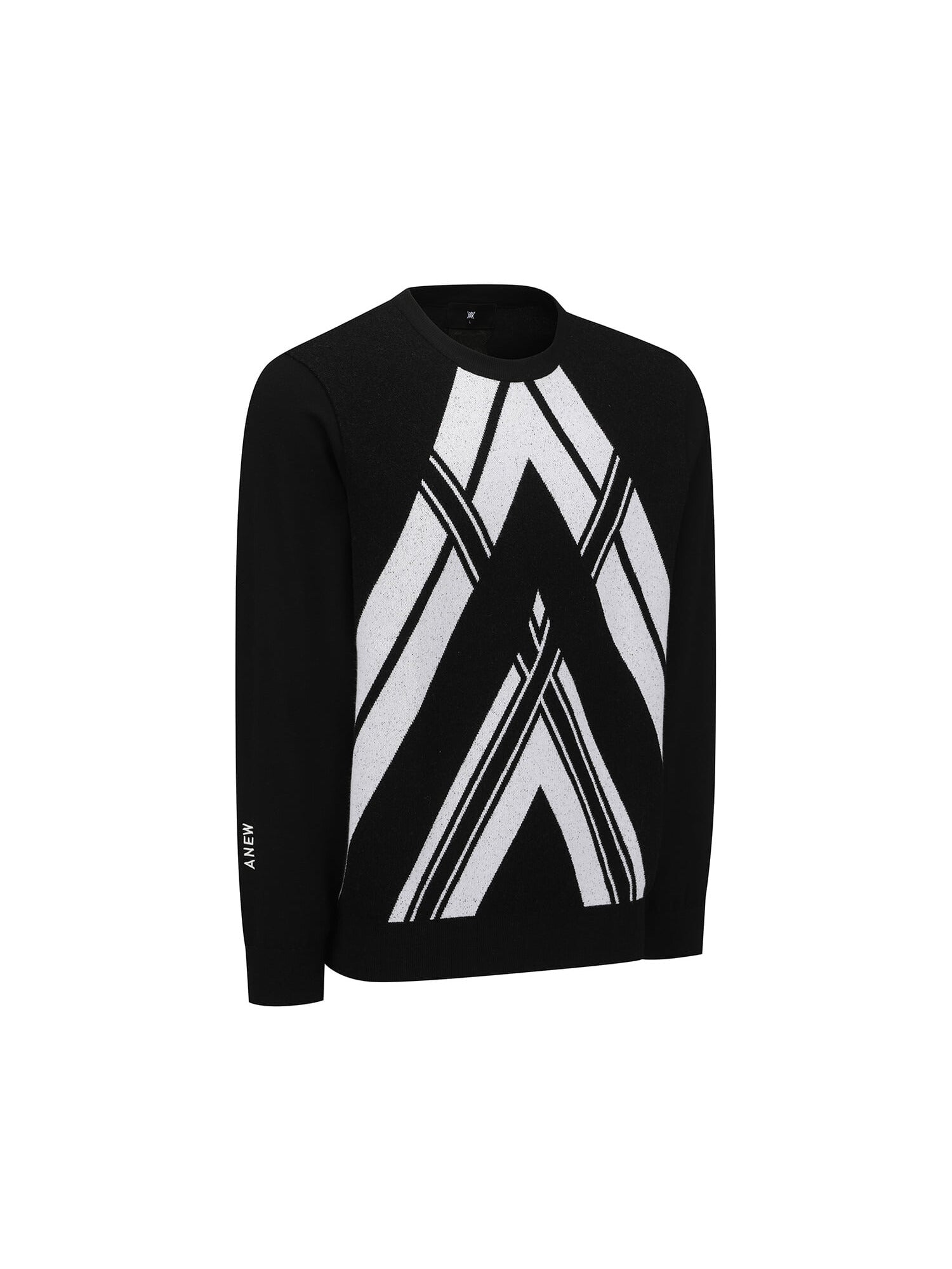 MEN LINE POINT ROUND SWEATER