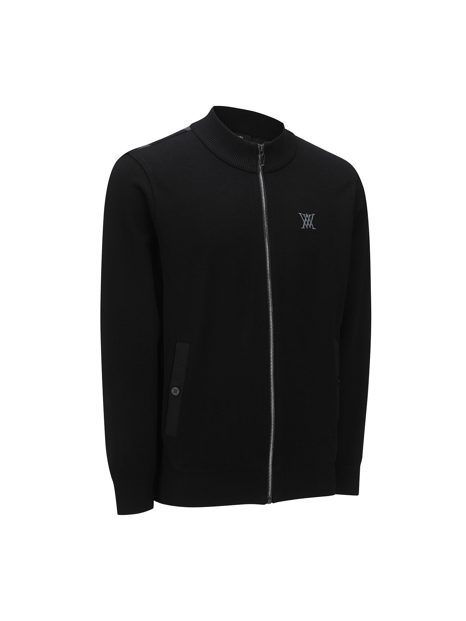 MEN BLACK CHECK BOARD CARDIGAN