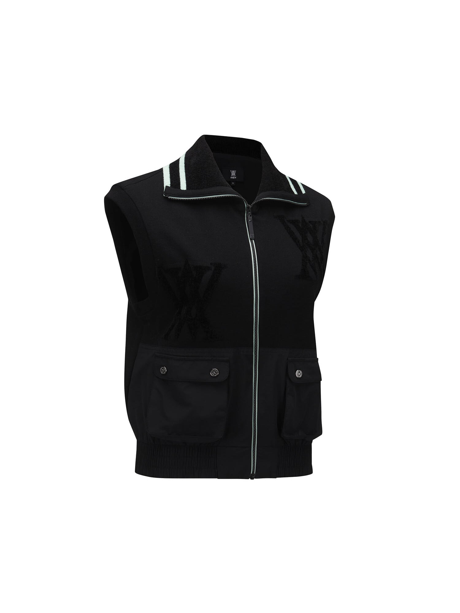 WOMEN FA LOGO POINT KNIT VEST