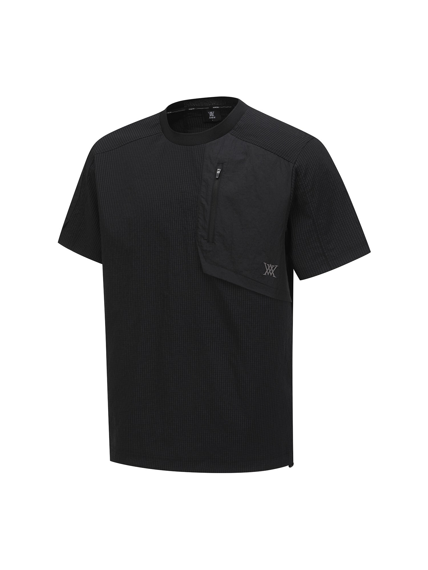 MEN SM WOOVEN ROUND SHORT T-SHIRT