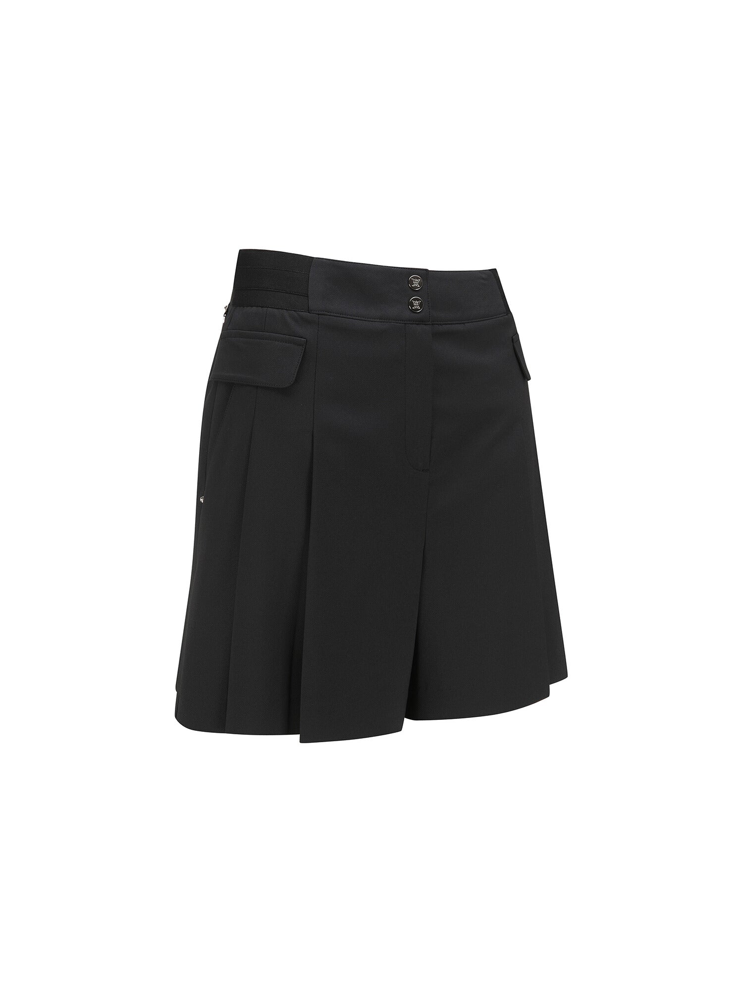 WOMEN SM PLEATED HALF PANTS