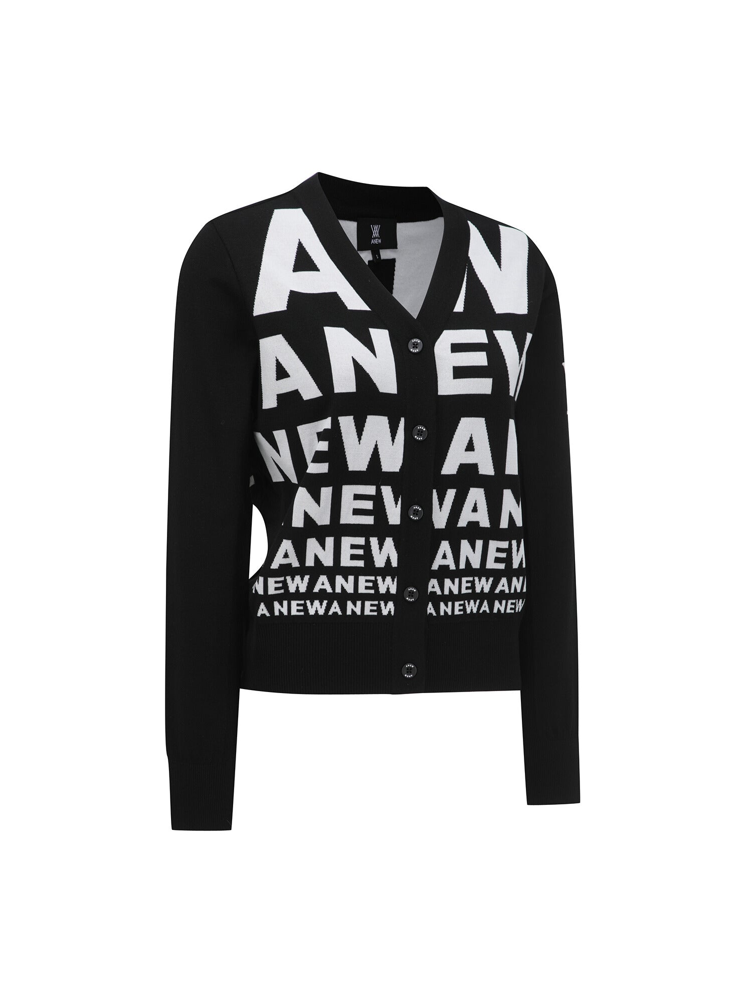 WOMEN SP LOGO PATTERN KNIT CARDIGAN
