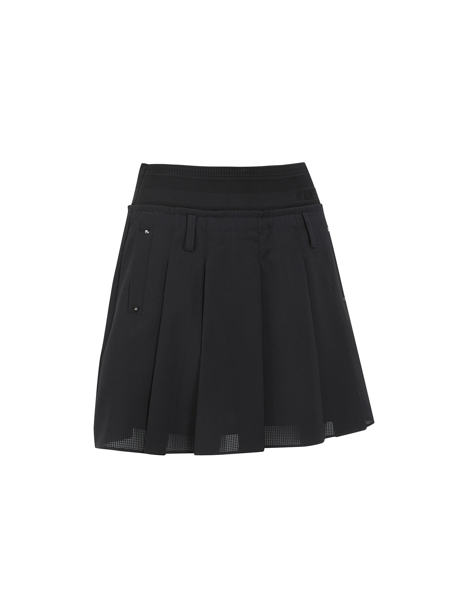 WOMEN SM BAND PLEATED SKIRT
