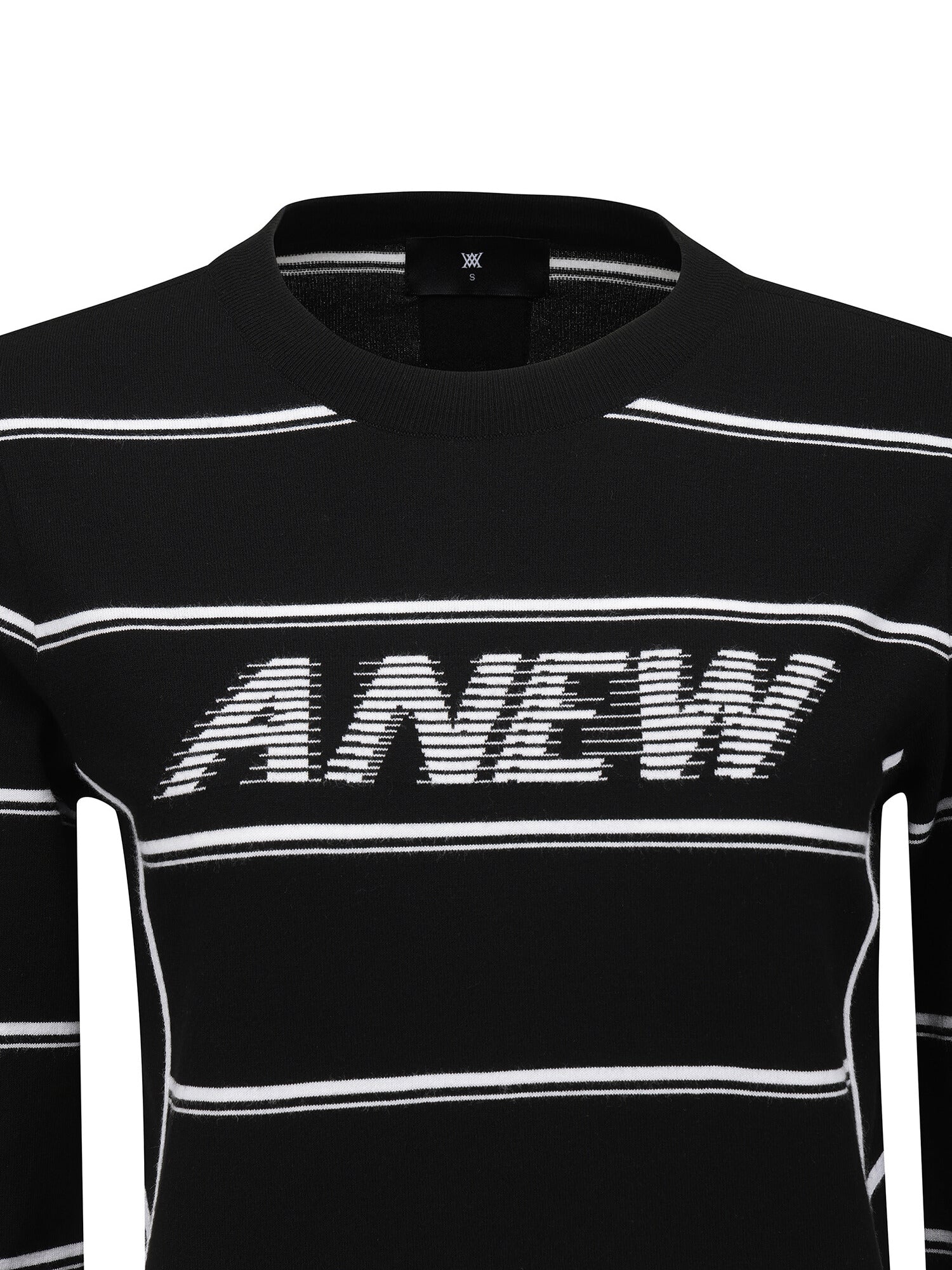 WOMEN STRIPE ROUND SWEATER