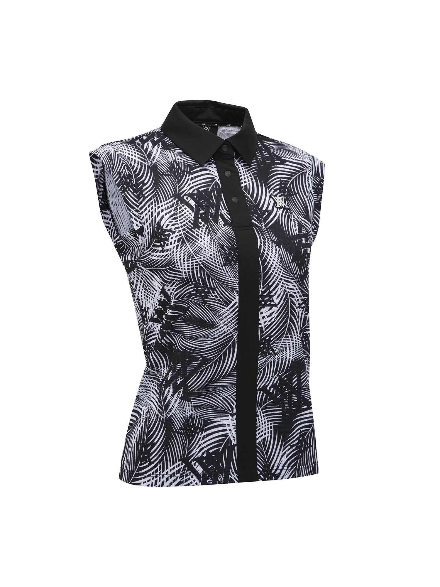 WOMEN SM COLLARED SLEEVELESS