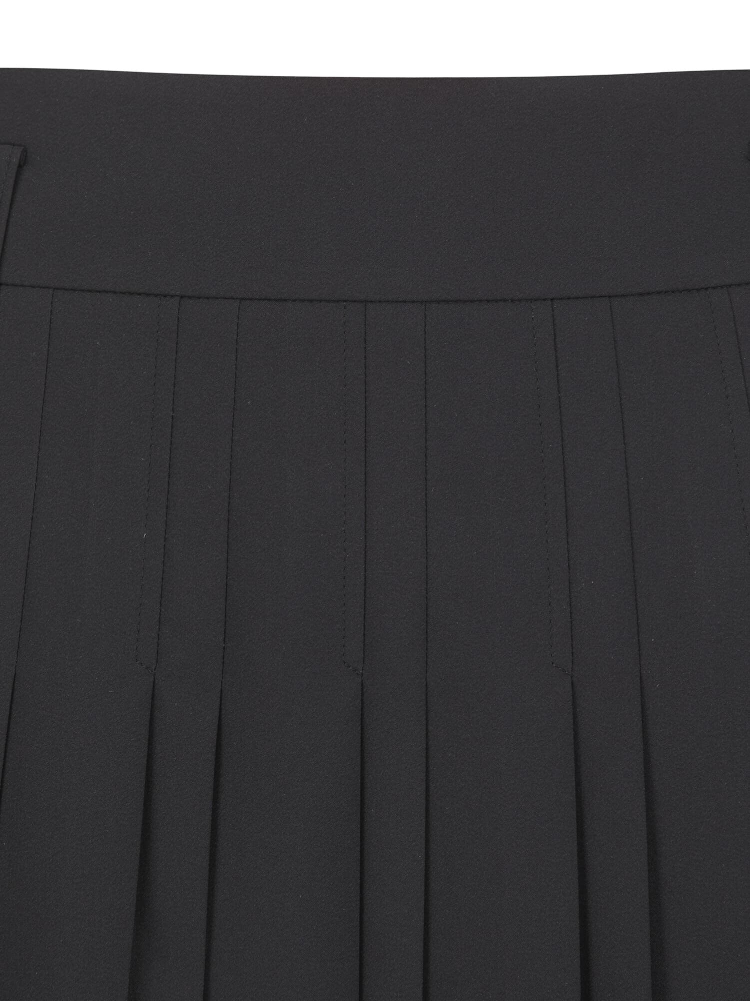 WOMEN SM ALL OVER PLEATED SKIRT
