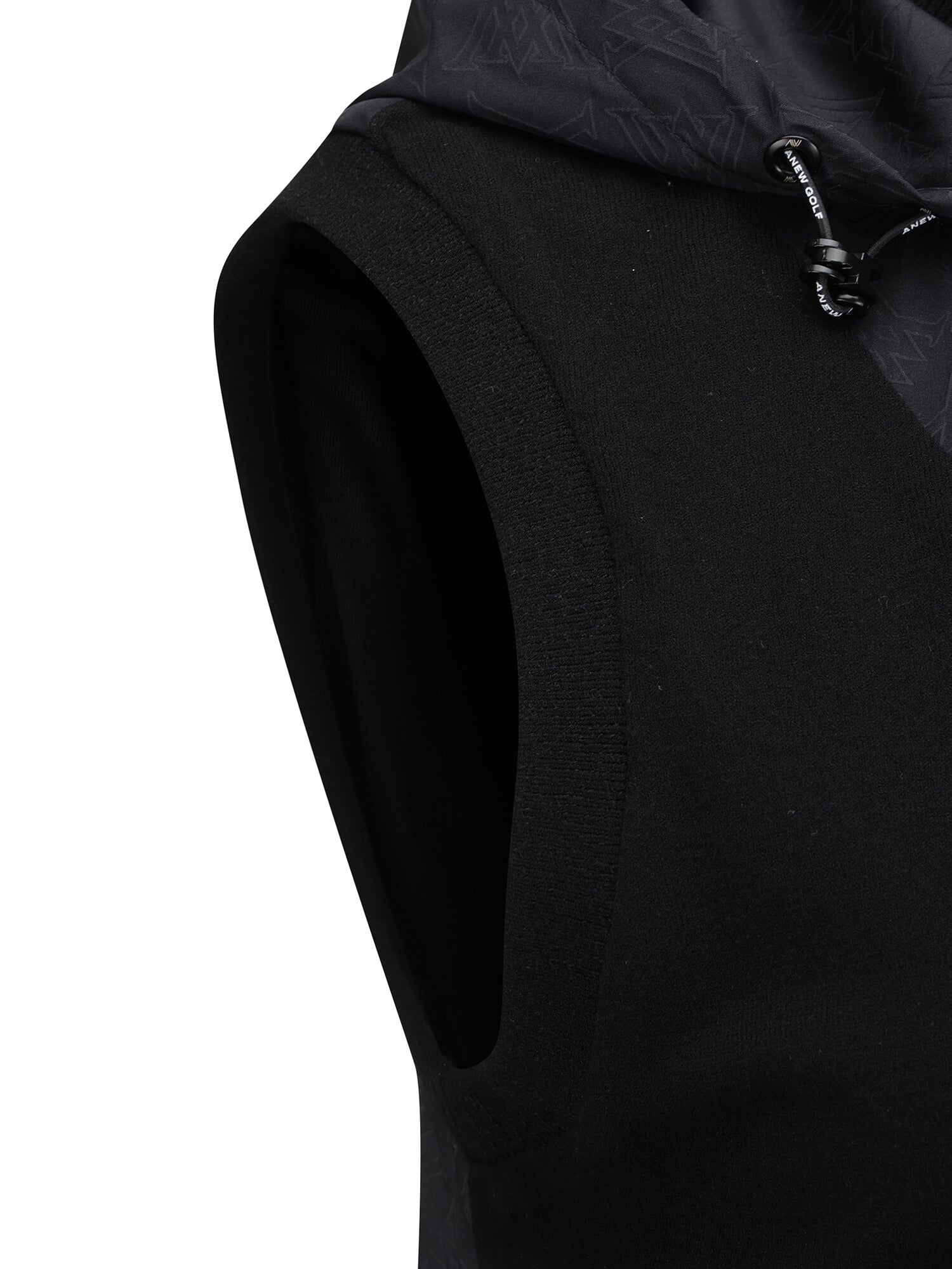 WOMEN FA HOODED KNIT VEST