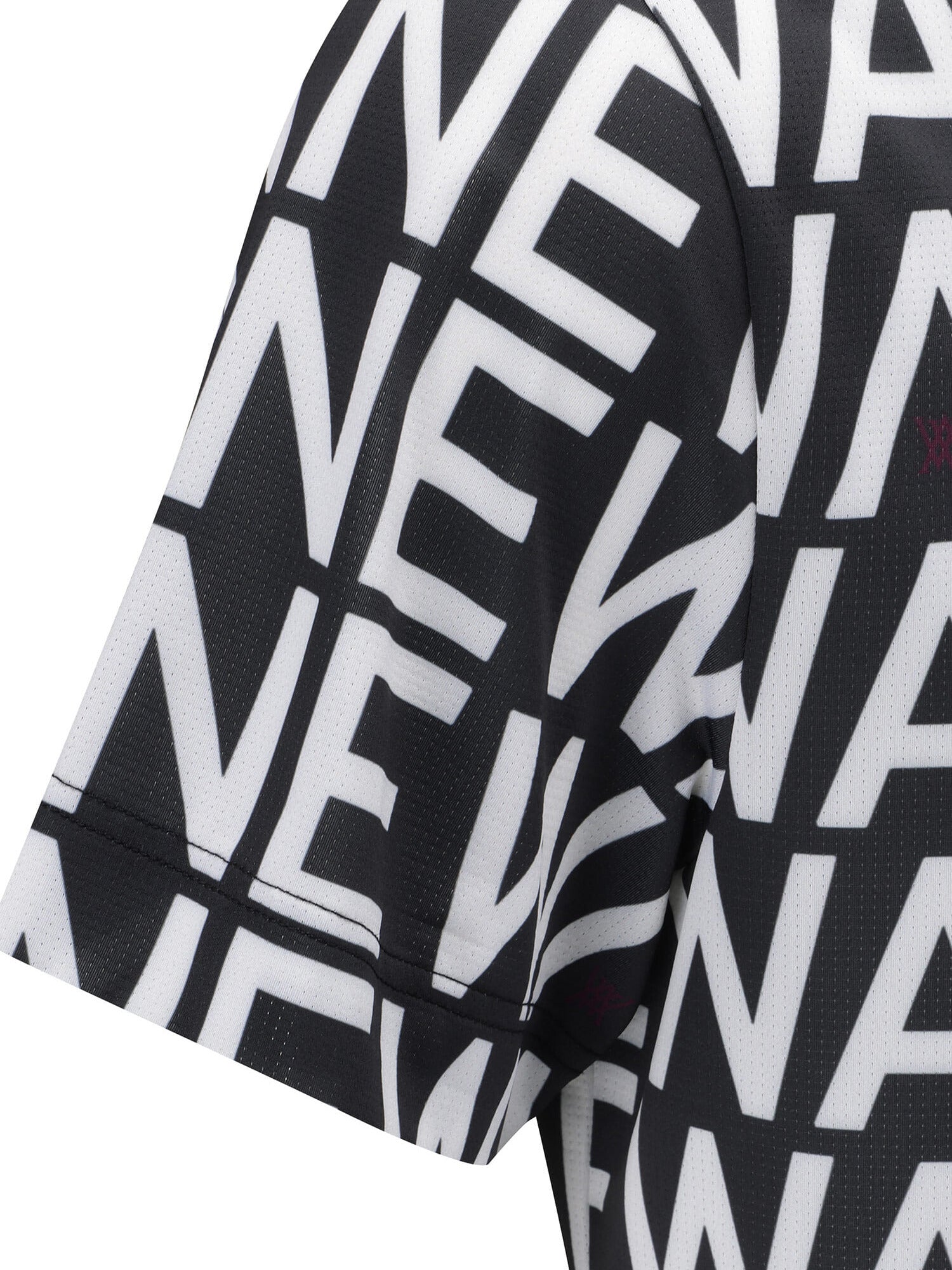 MEN SM LOGO PATTERN SHORT T-SHIRT