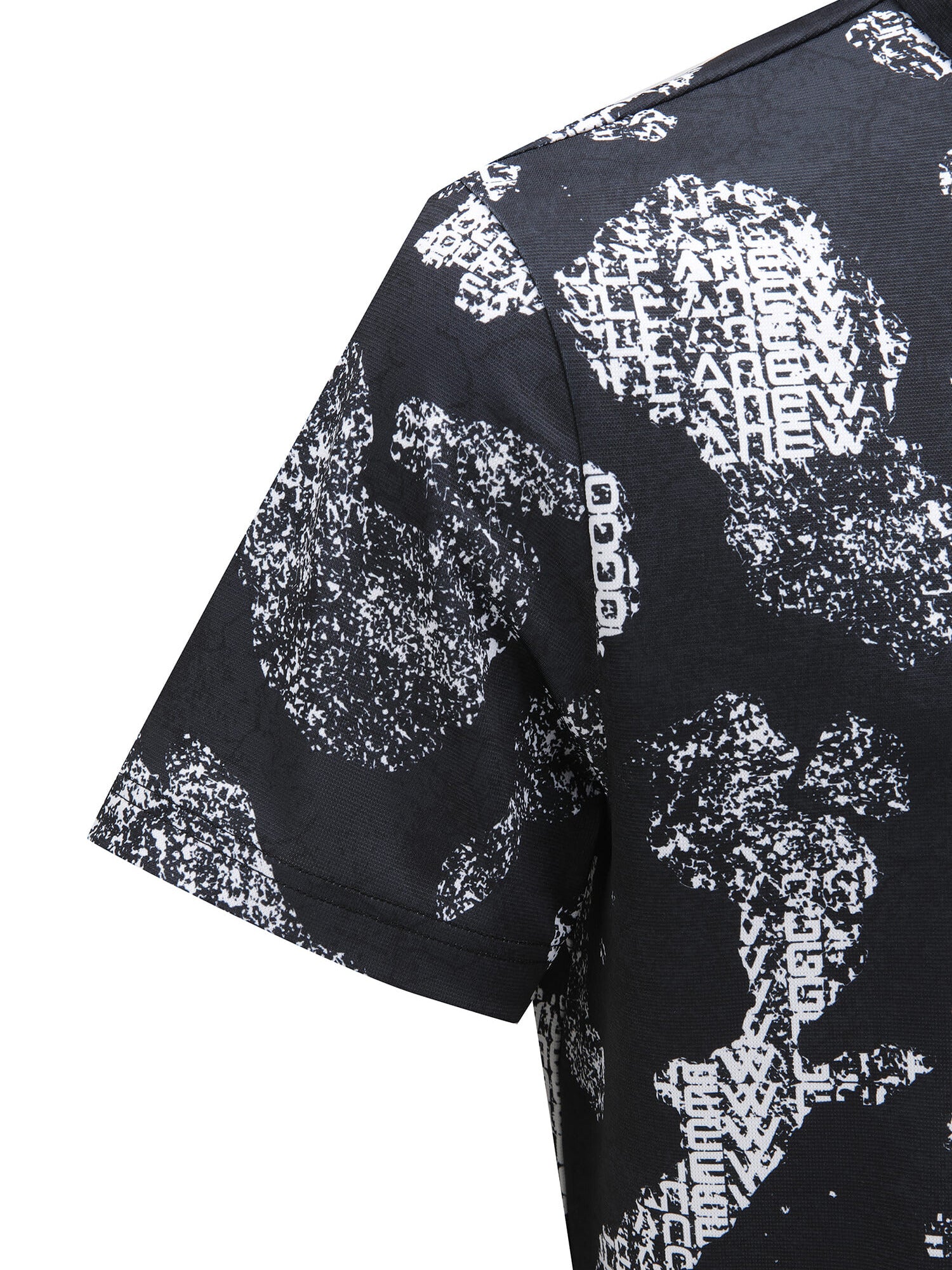 MEN SM WAVE PATTERN SHORT T-SHIRT